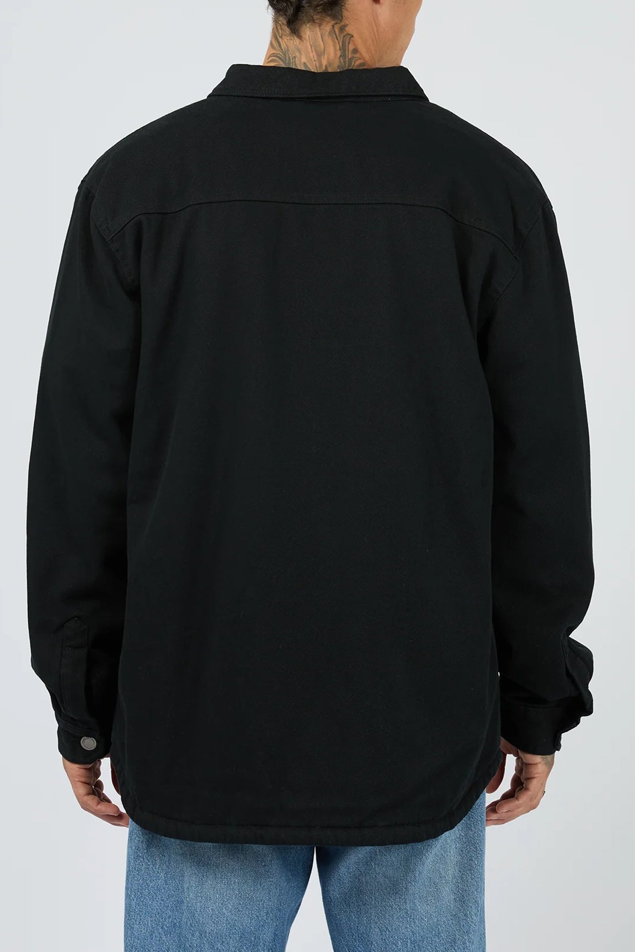Riot Sherpa Shacket Black