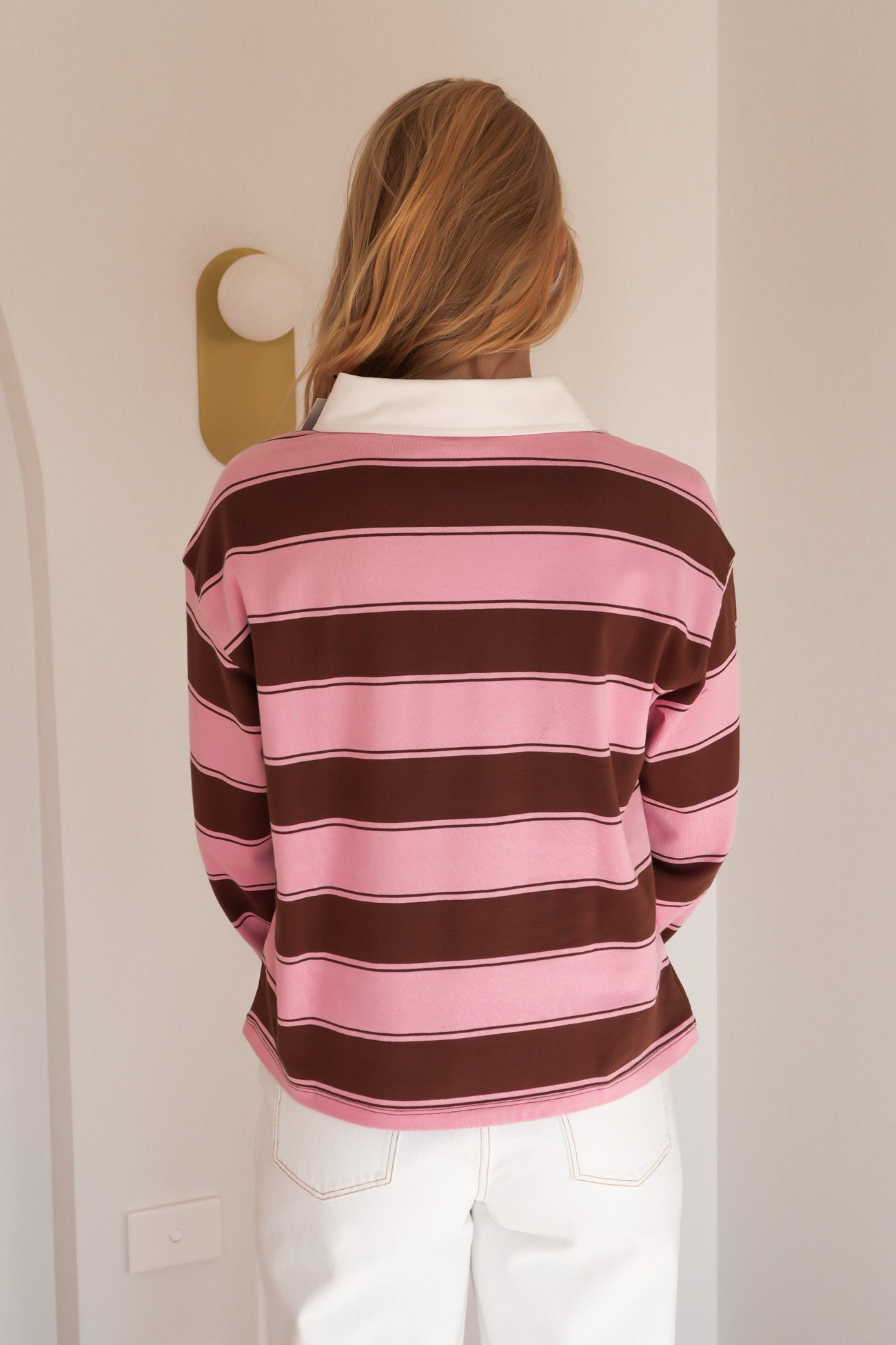 Roland Rugby Top Pink Chocolate