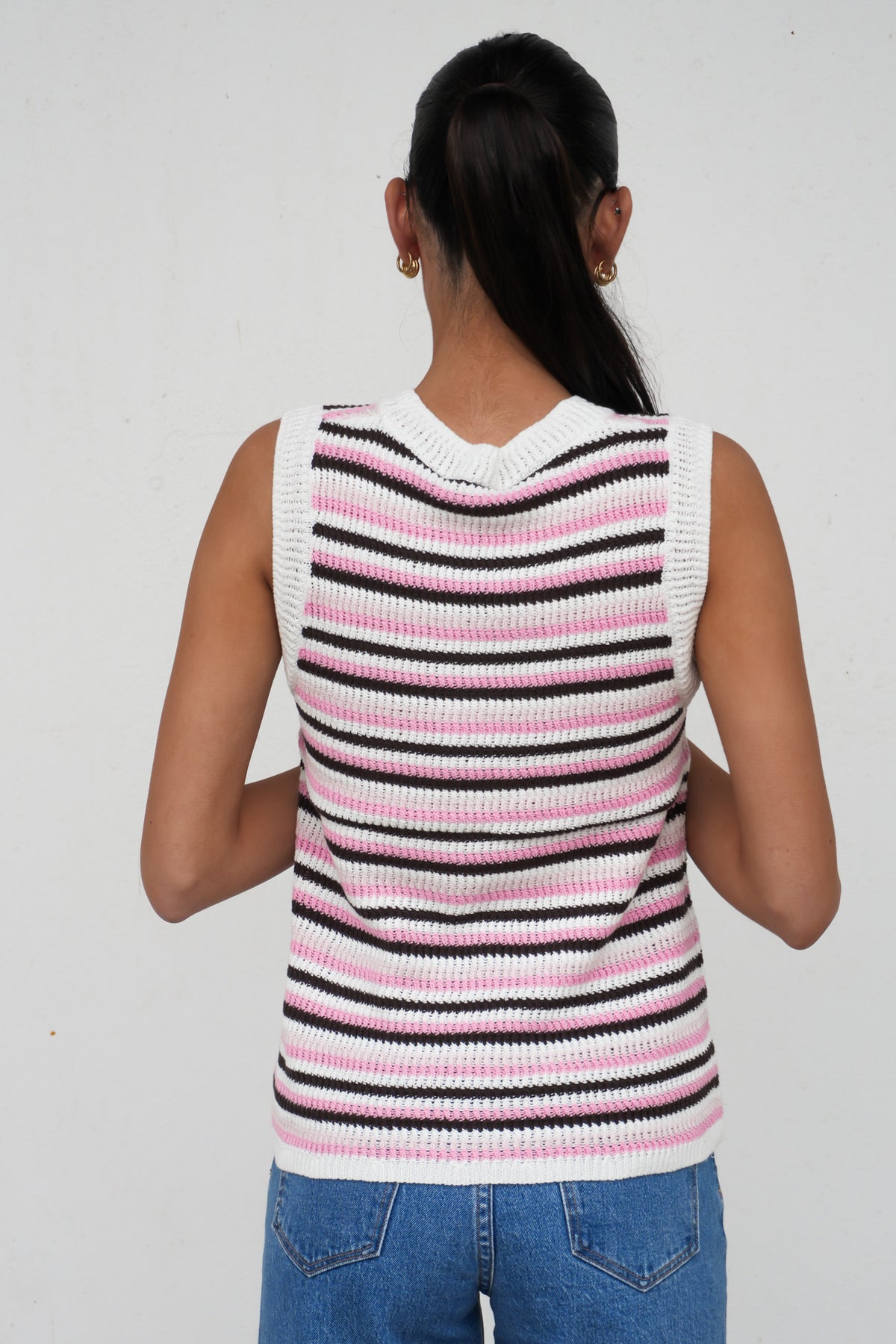 Roni Tank Chocolate Pink Combo