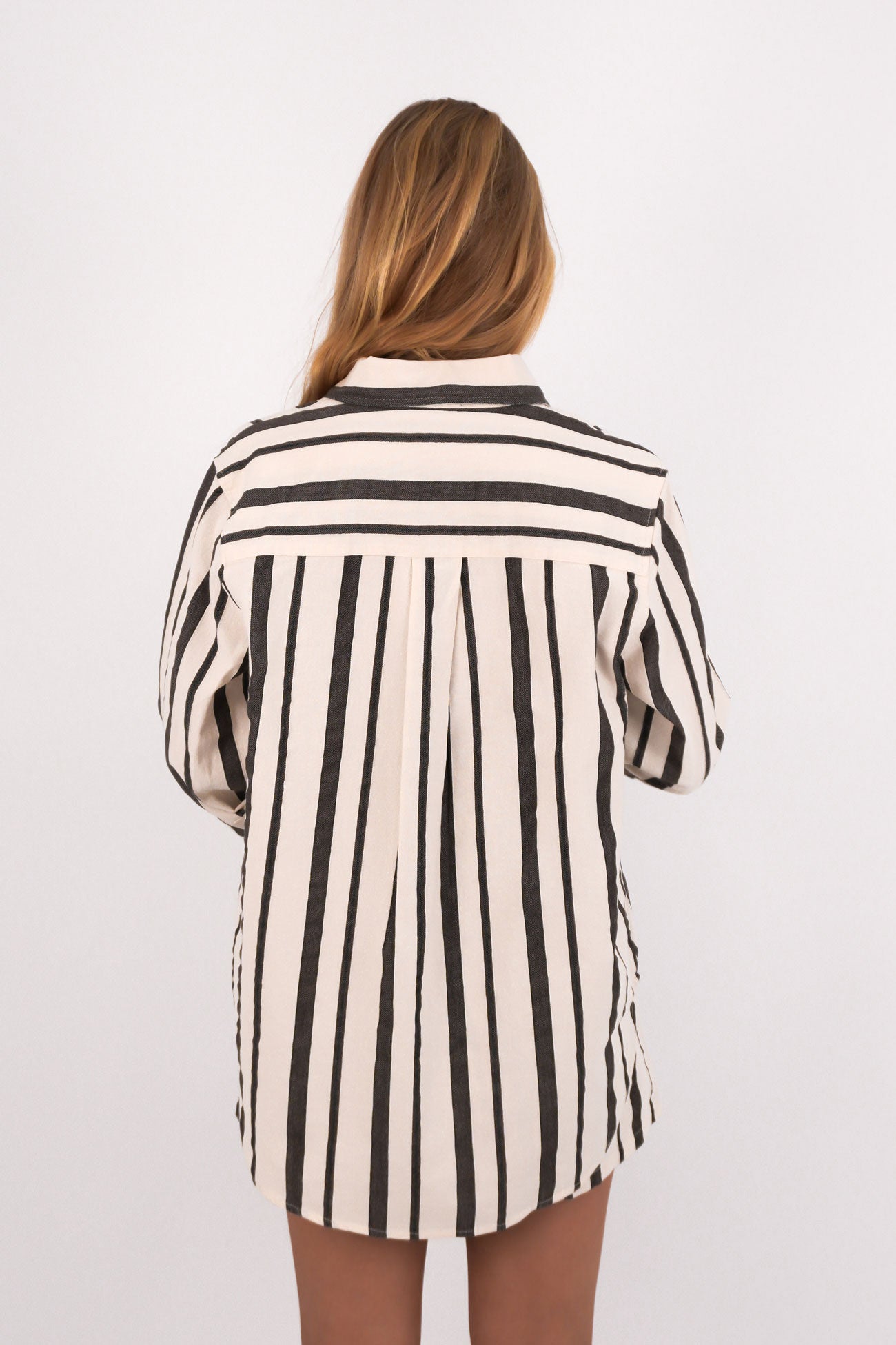 Rosa Stripe Shirt Brown