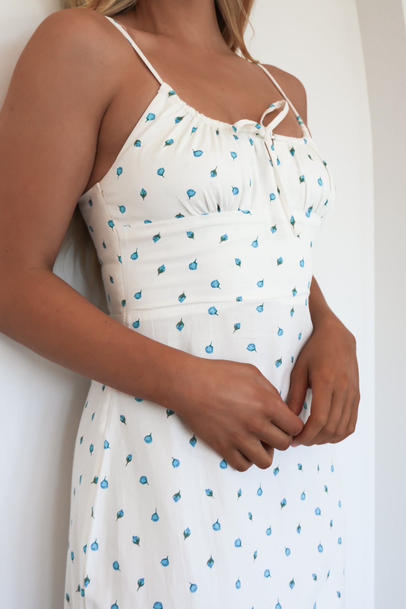 Rose Bud Cafe Dress White