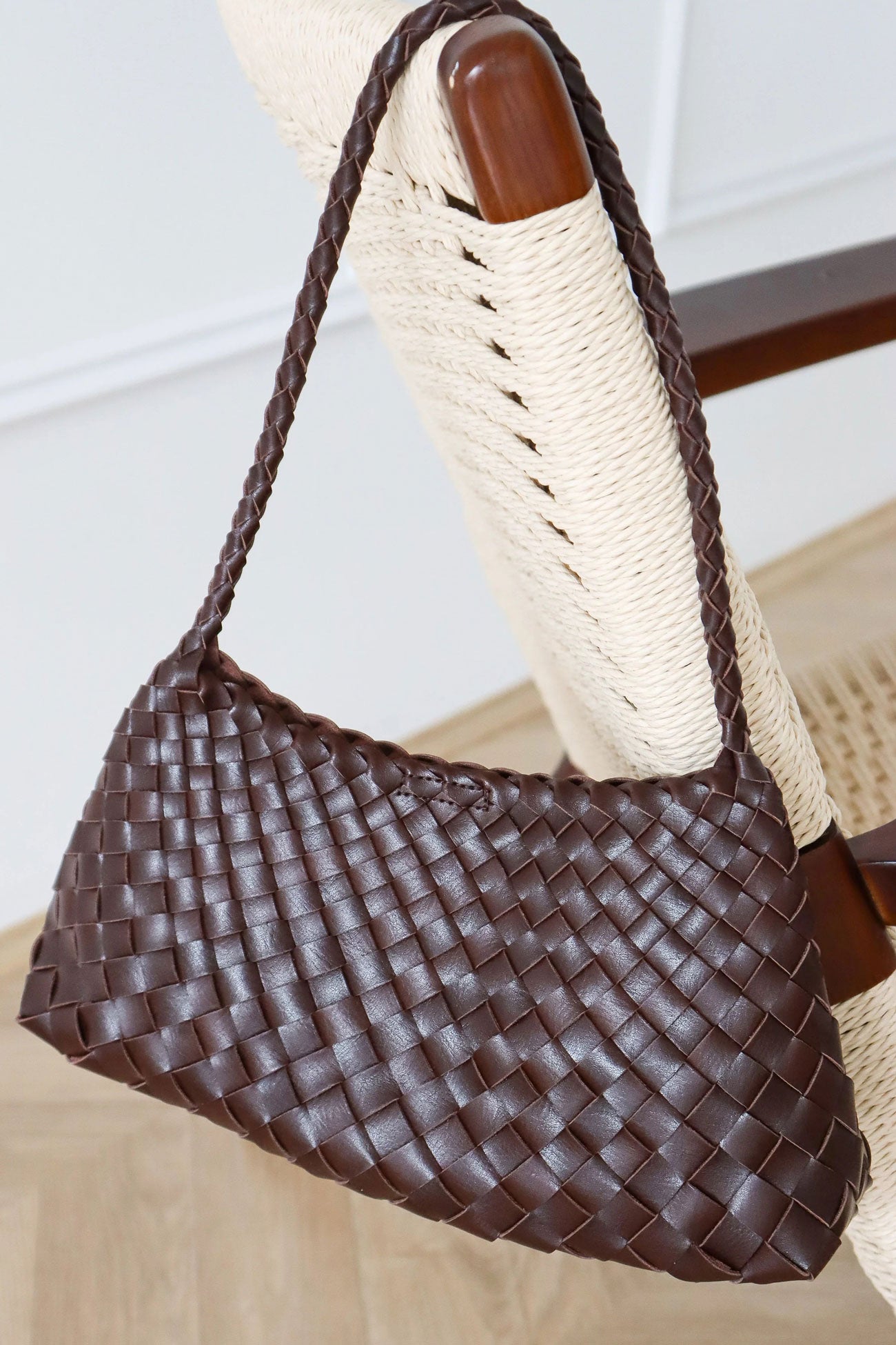 Roselle Woven Bag Brown