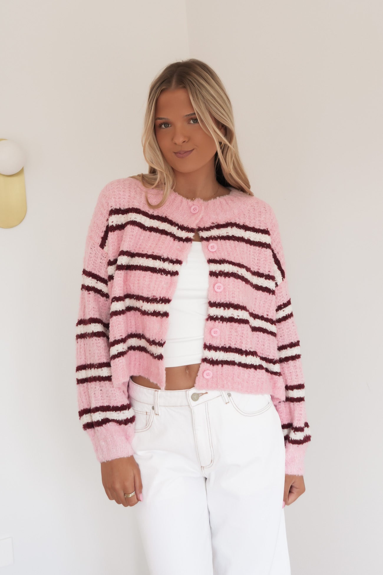 Rosey Cardigan Pink