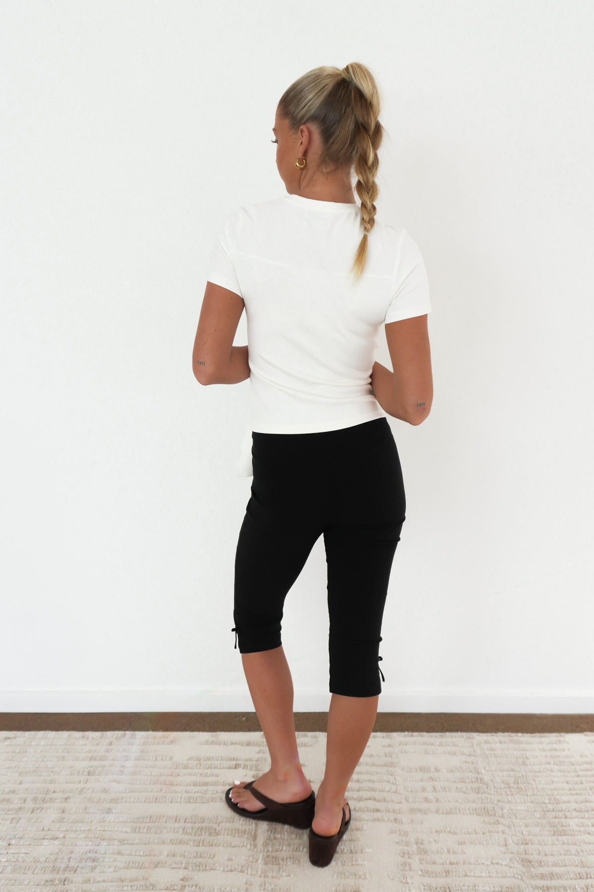 Rumi Tie Tee White