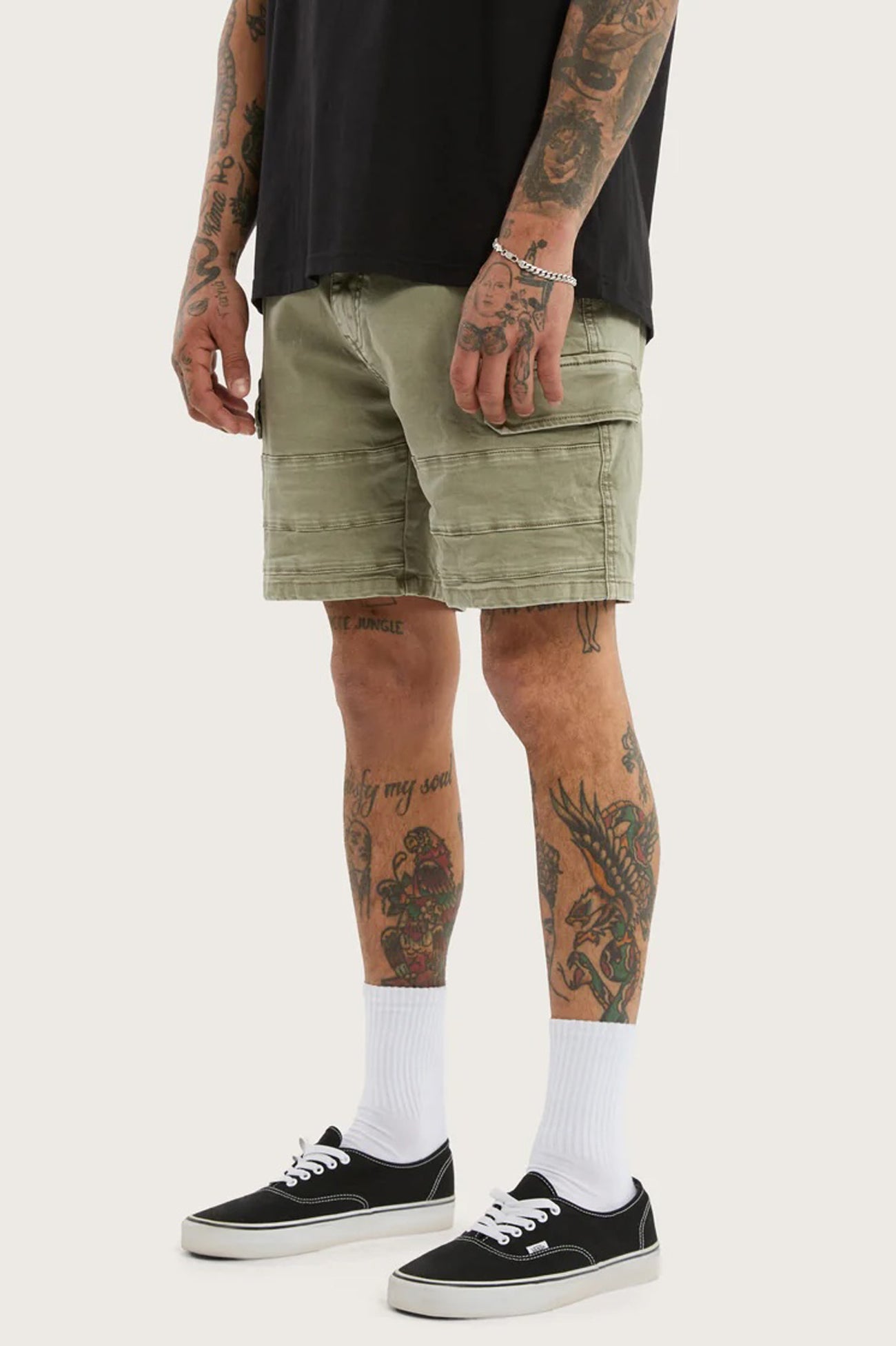 Salem Cargo Short Vintage Khaki