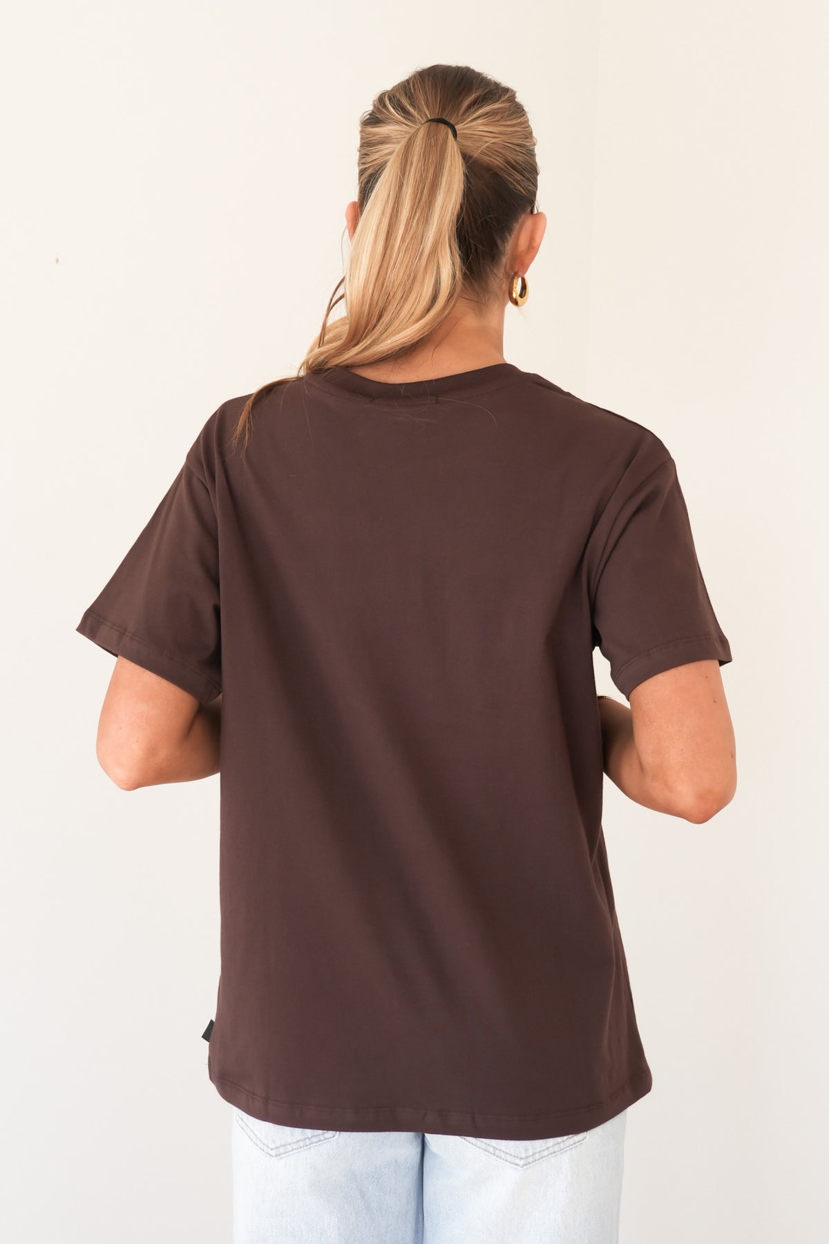 Saloon Relaxed Tee Brown