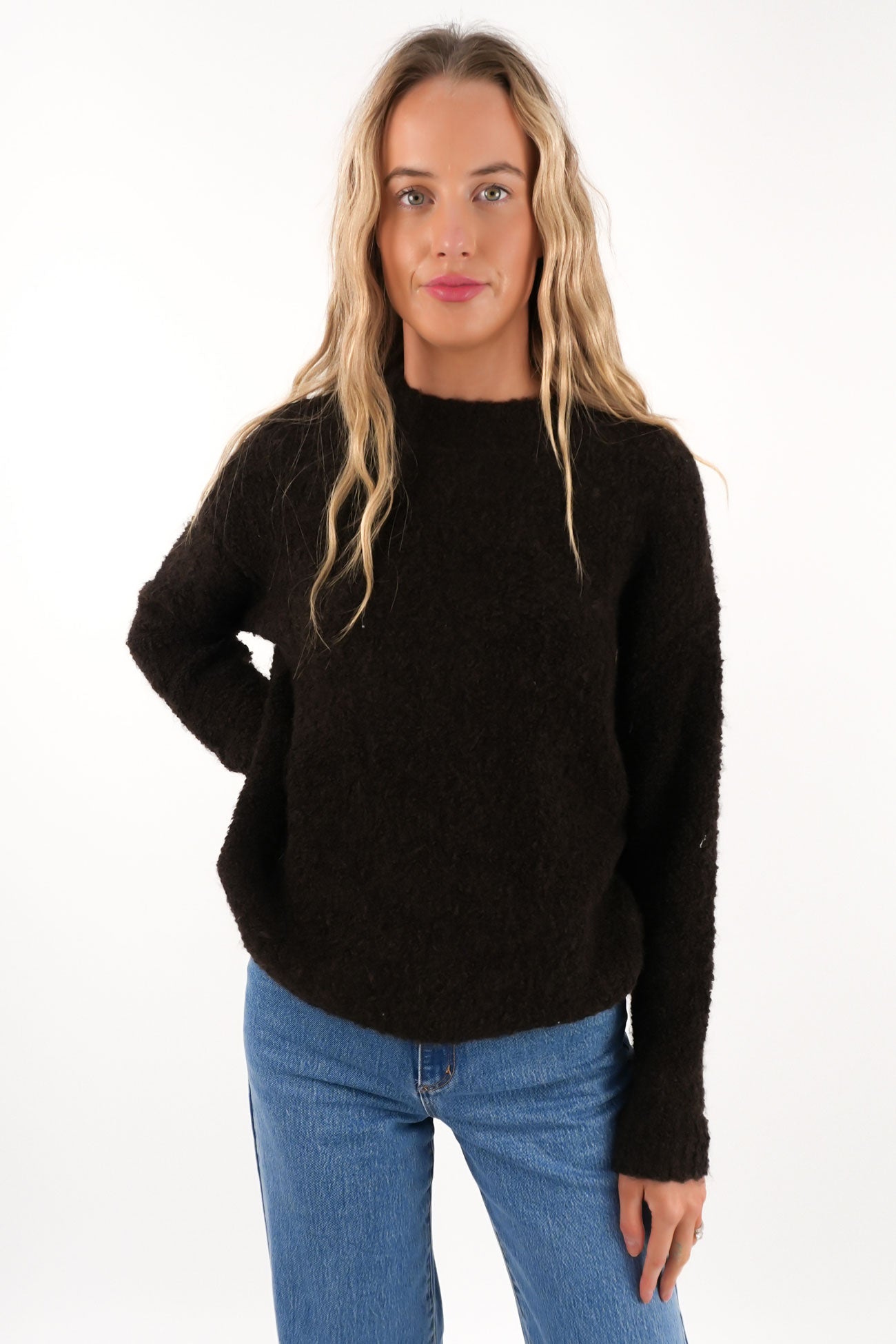 Samara Knit Sweater Brown