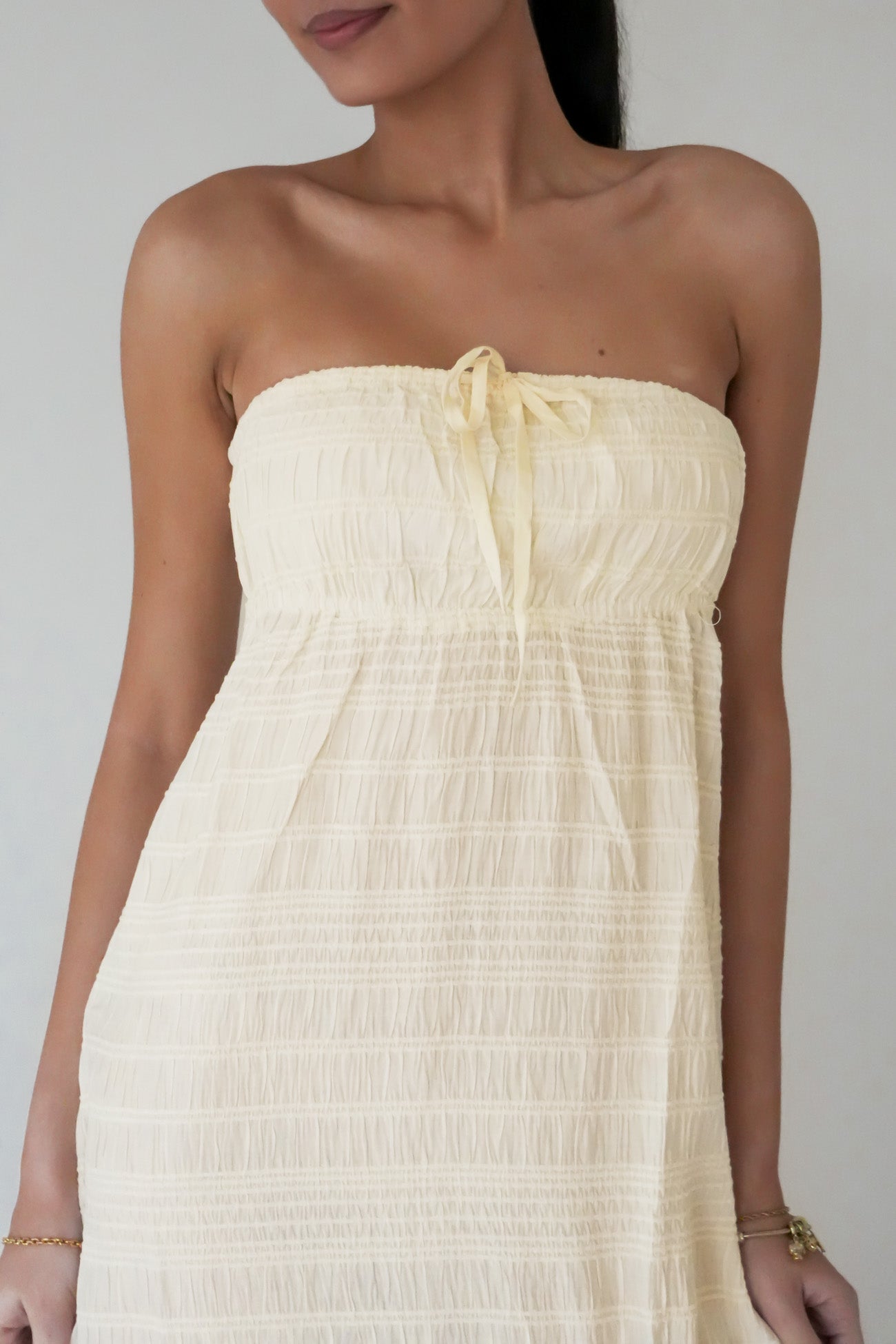 Sandy Cove Maxi Dress Cream