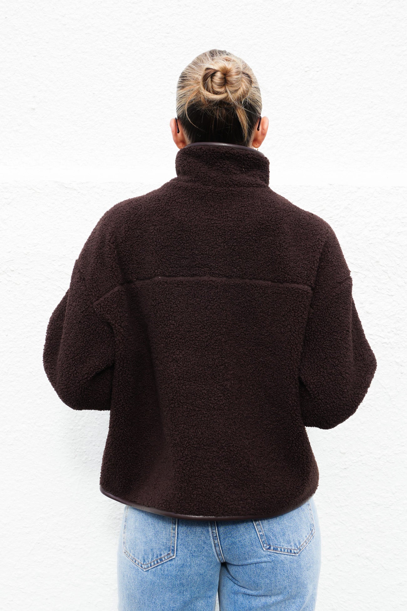 Sandy Sherpa Jacket Chocolate