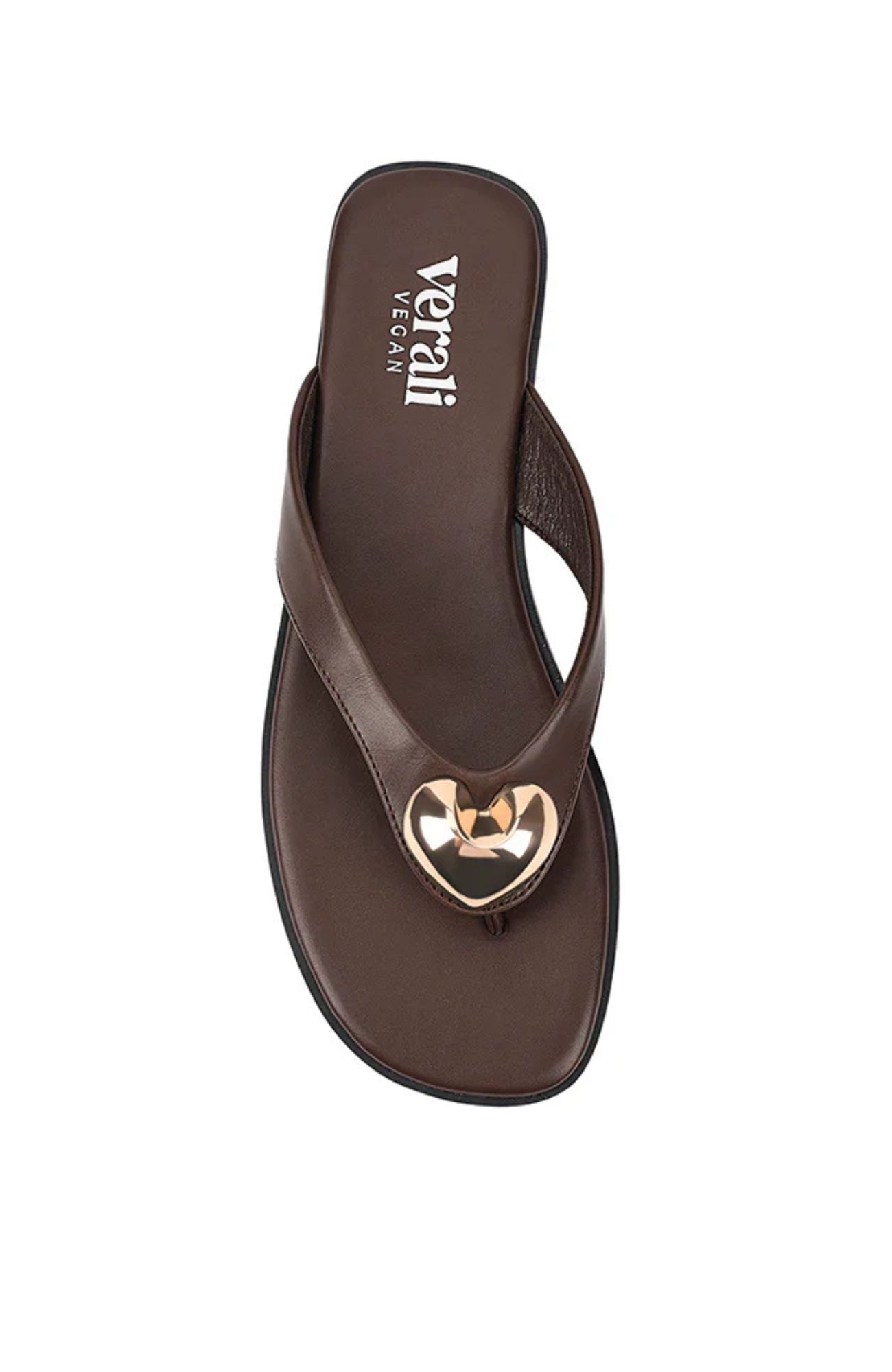 Sara Casual Thongs Chocolate Brown