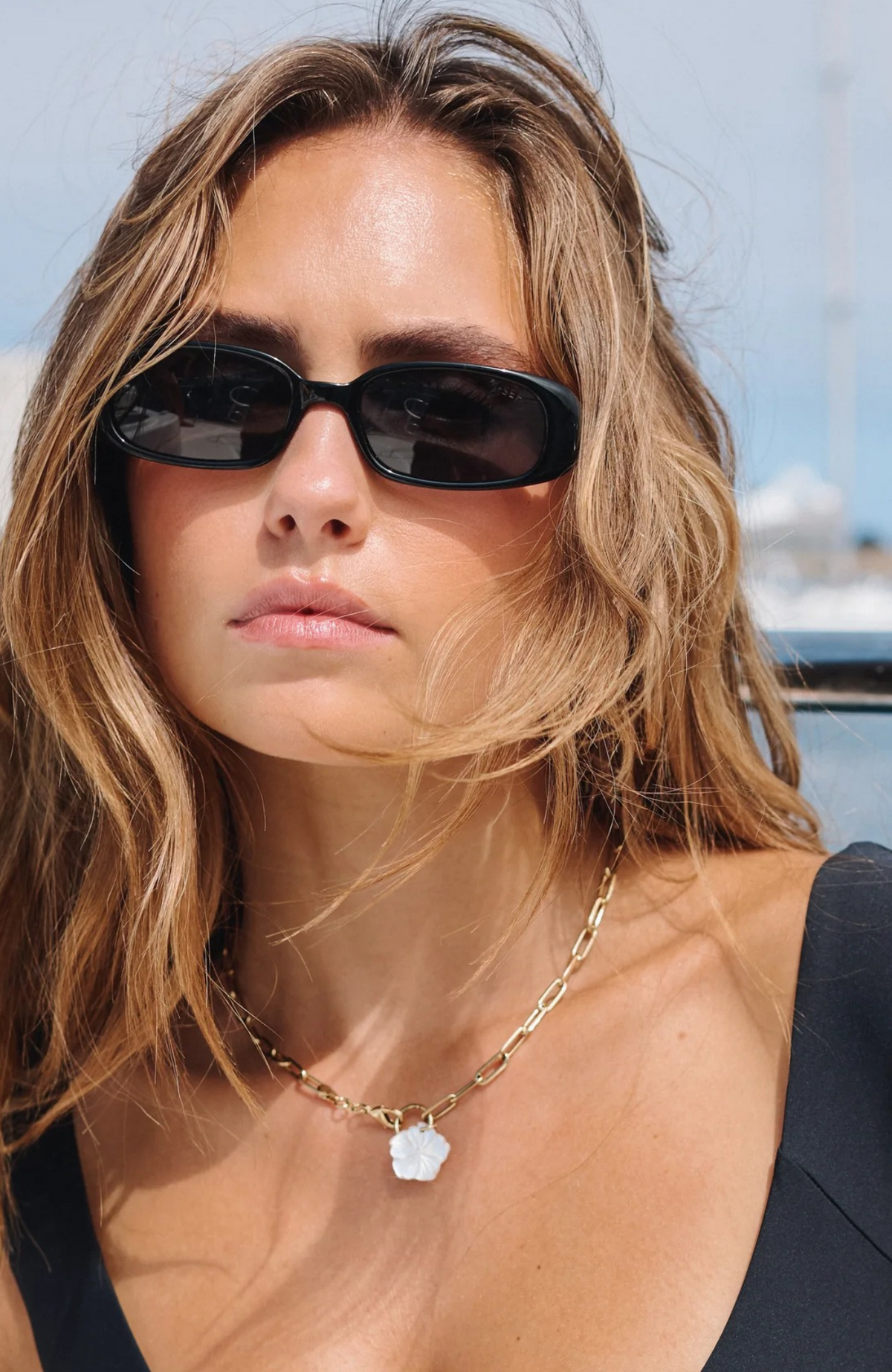 Savoy Sunglasses Black Smoke Polarised
