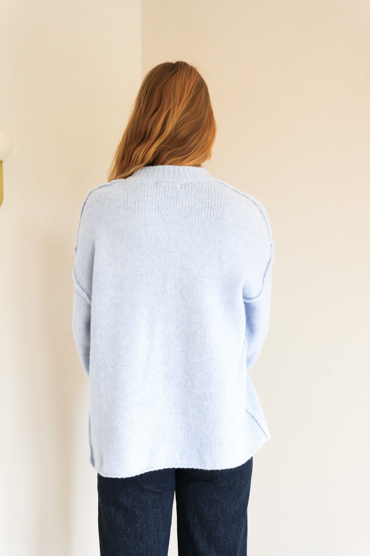 Scarlet Knit Jumper Blue