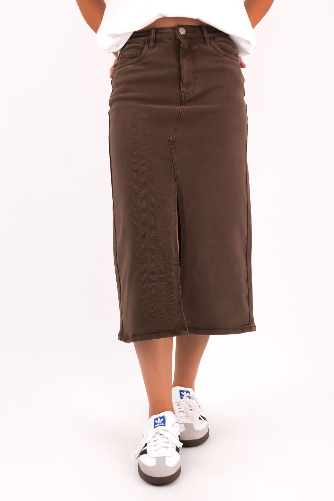 Scout Midi Skirt Chocolate