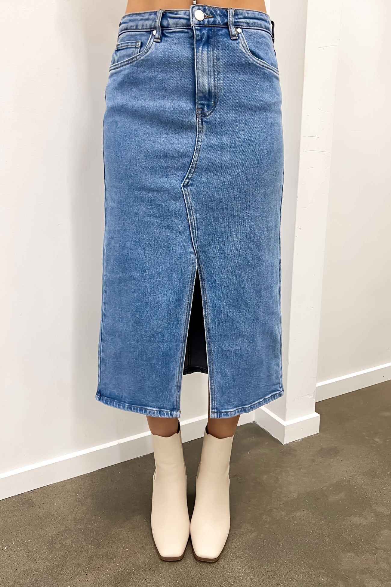 Scout Midi Skirt - Choc main image 1