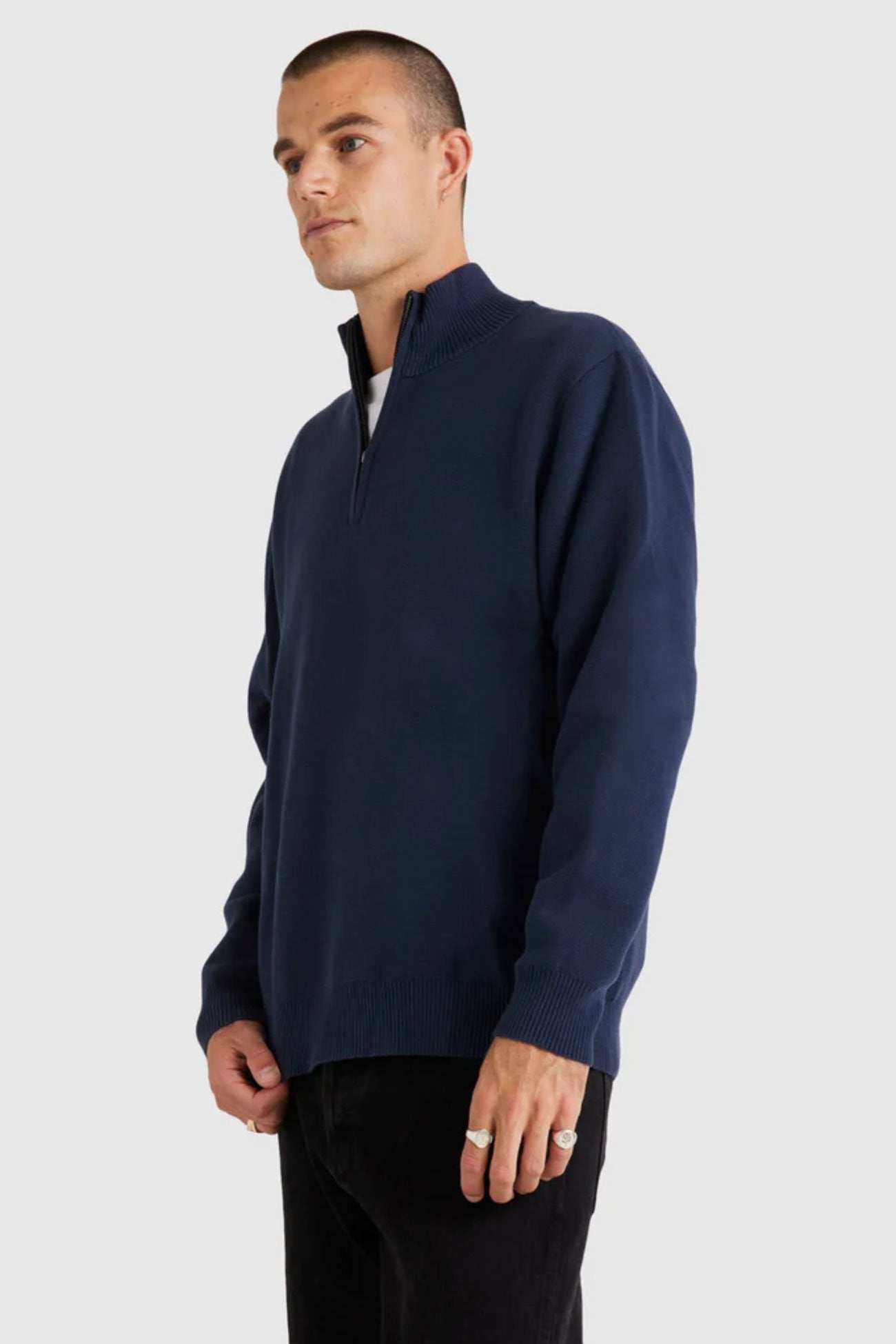 Duke Quarter Zip Moody Blue