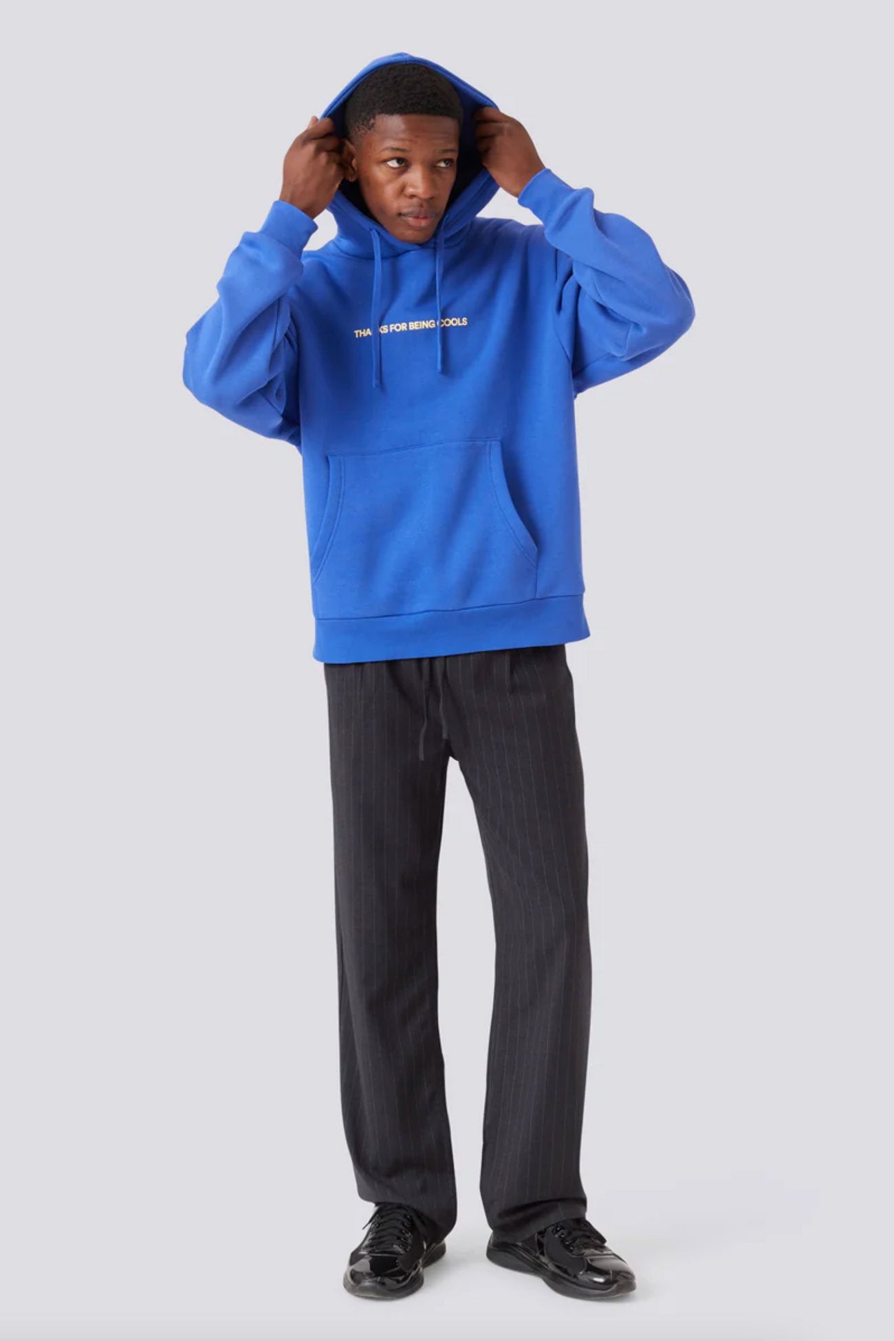 Thanks Hood Cyber Blue