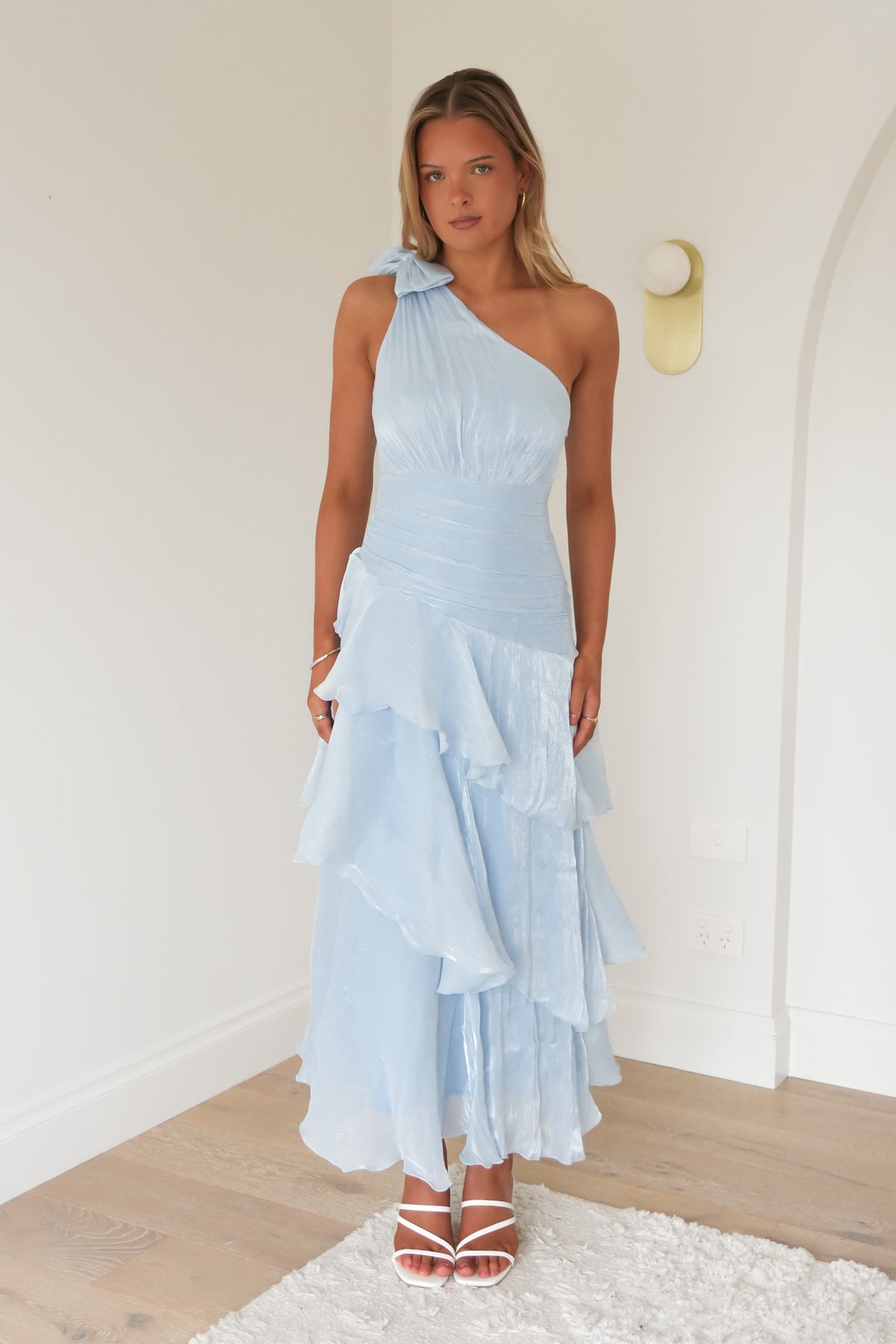 Seema Midi Dress Blue