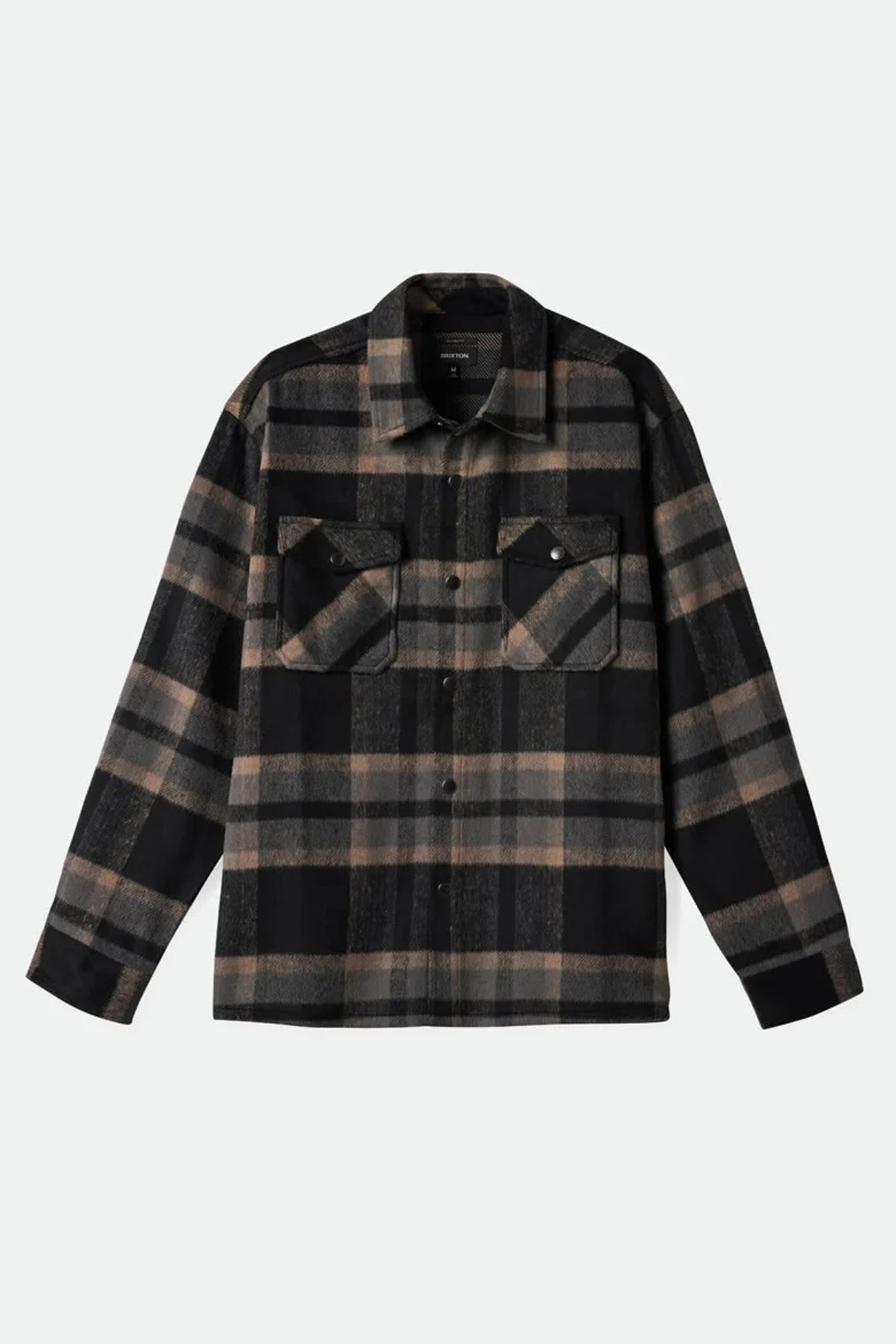 Selden Soft Brushed Flannel Black Charcoal co