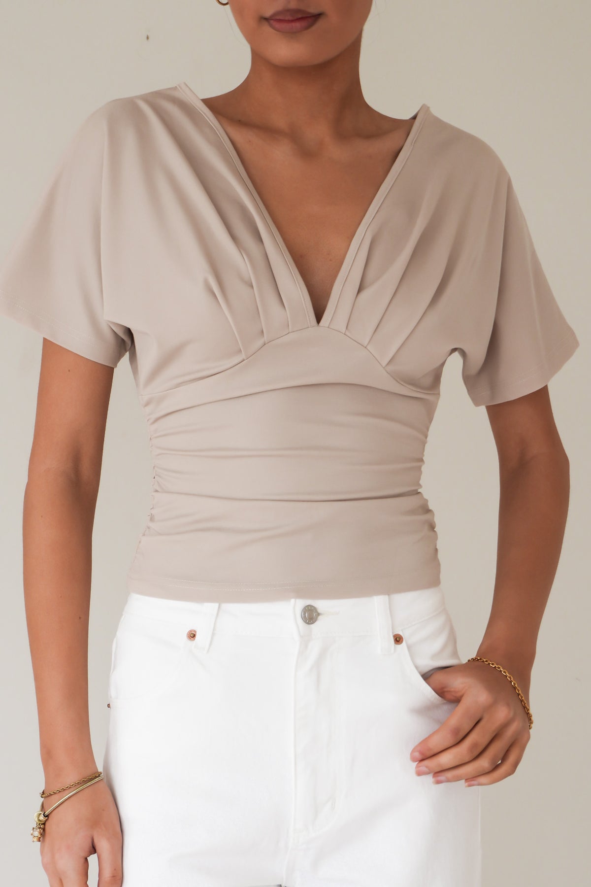 Shaylyn Top Beige