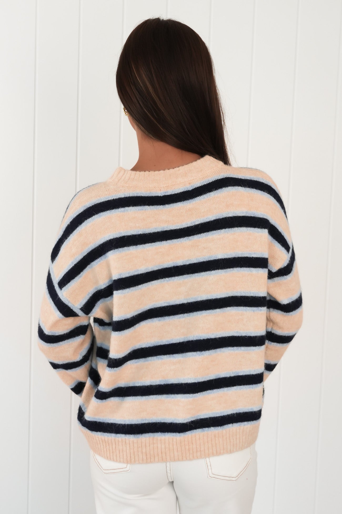 Sheridan Knit Jumper Blue Stripe