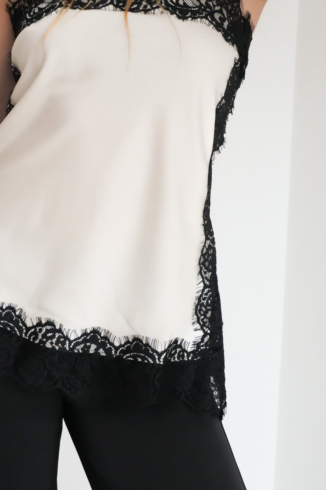 Sian Lace Cami Beige