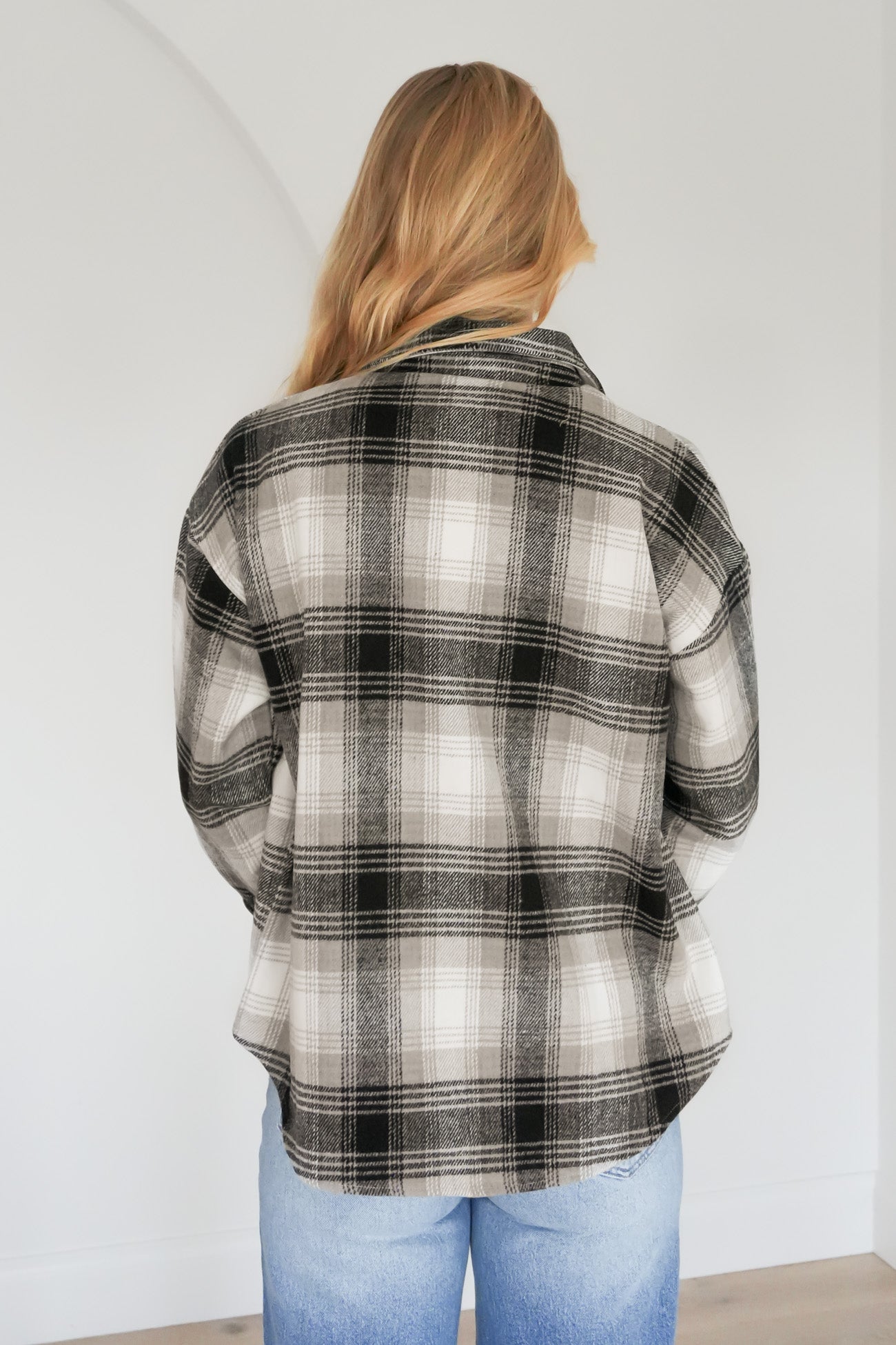Sienna Shirt Charcoal Check