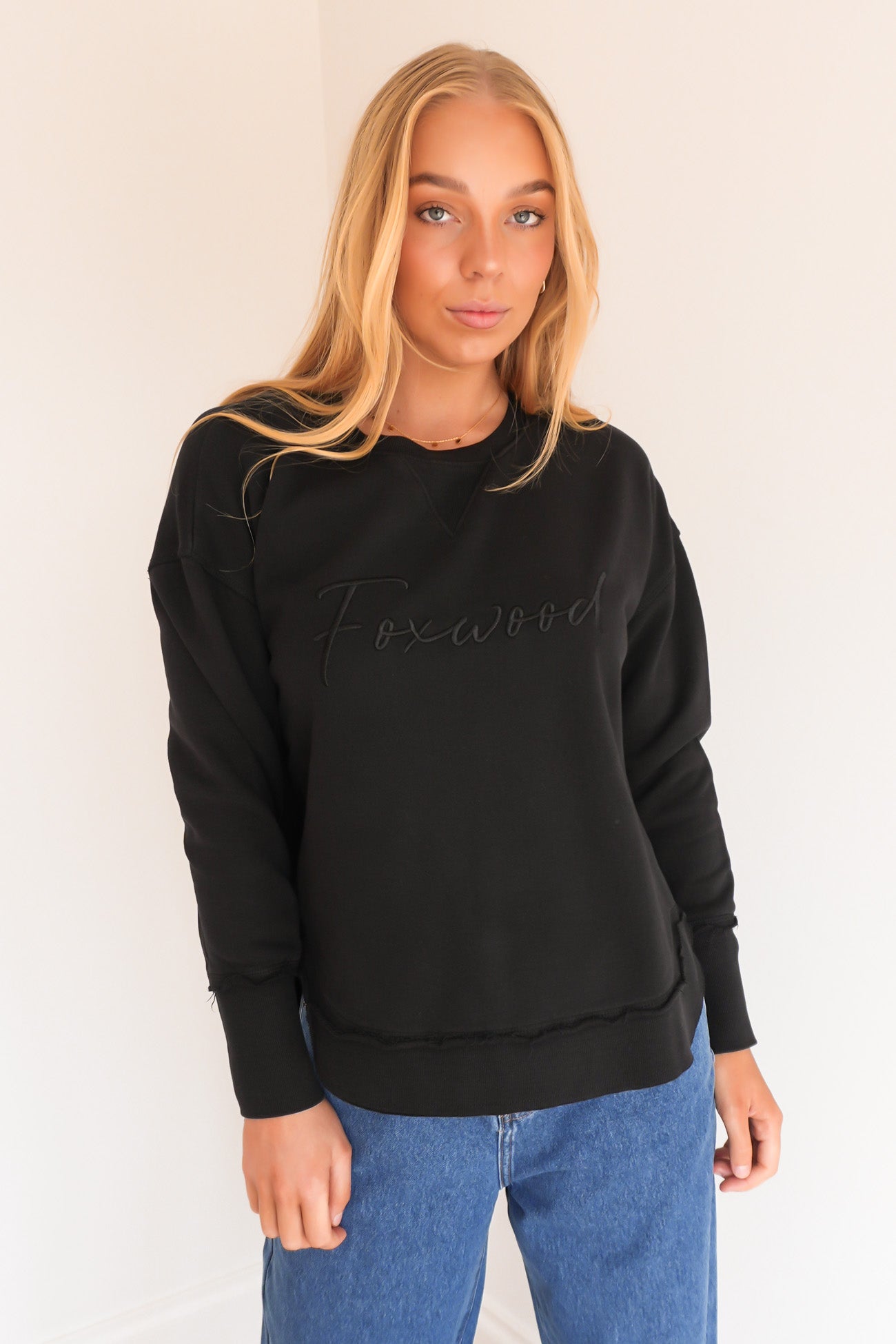 Signature Crew Washed Black