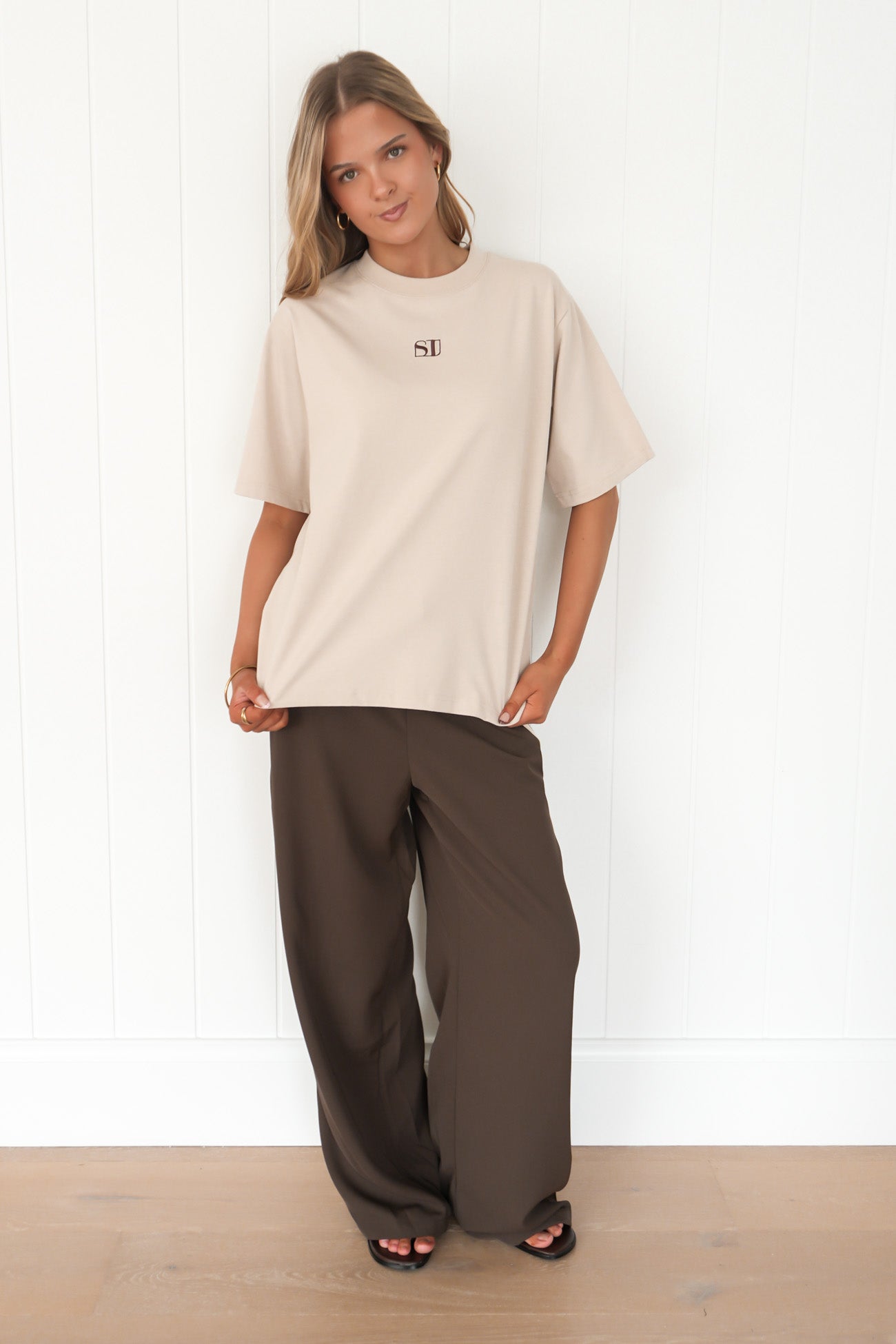 Silent Luxe Tee Chalk