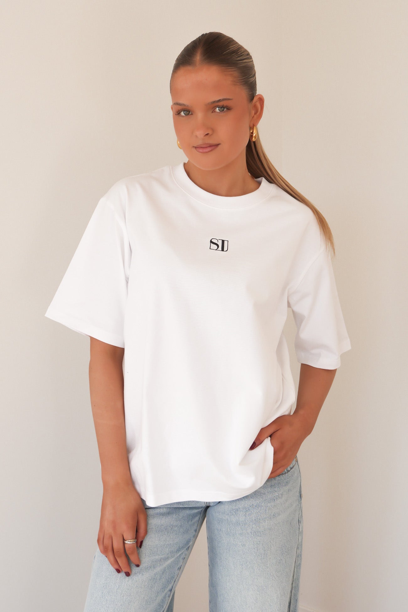 Silent Luxe Tee White