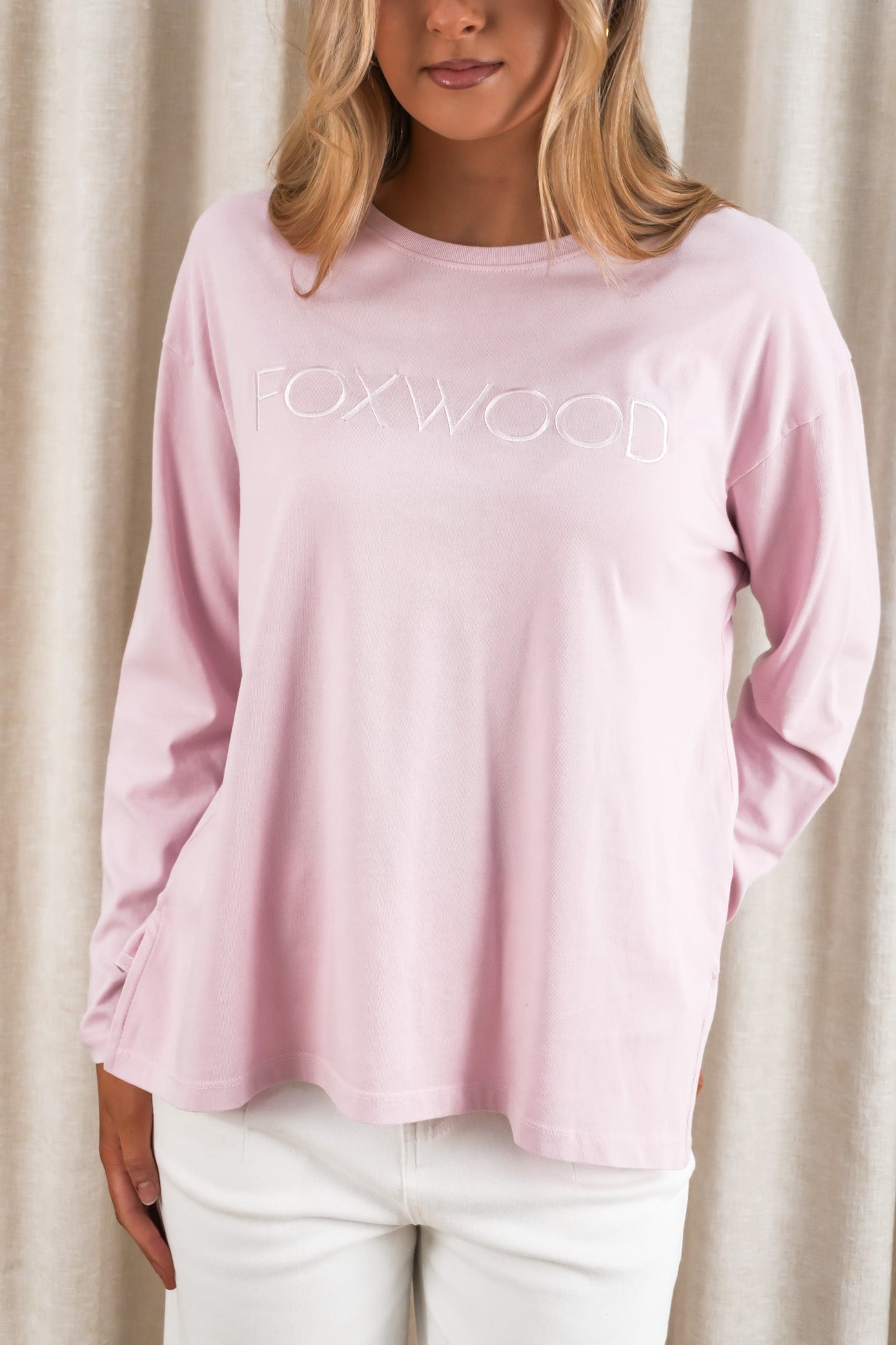 Simplified Long Sleeve Tee Blossom
