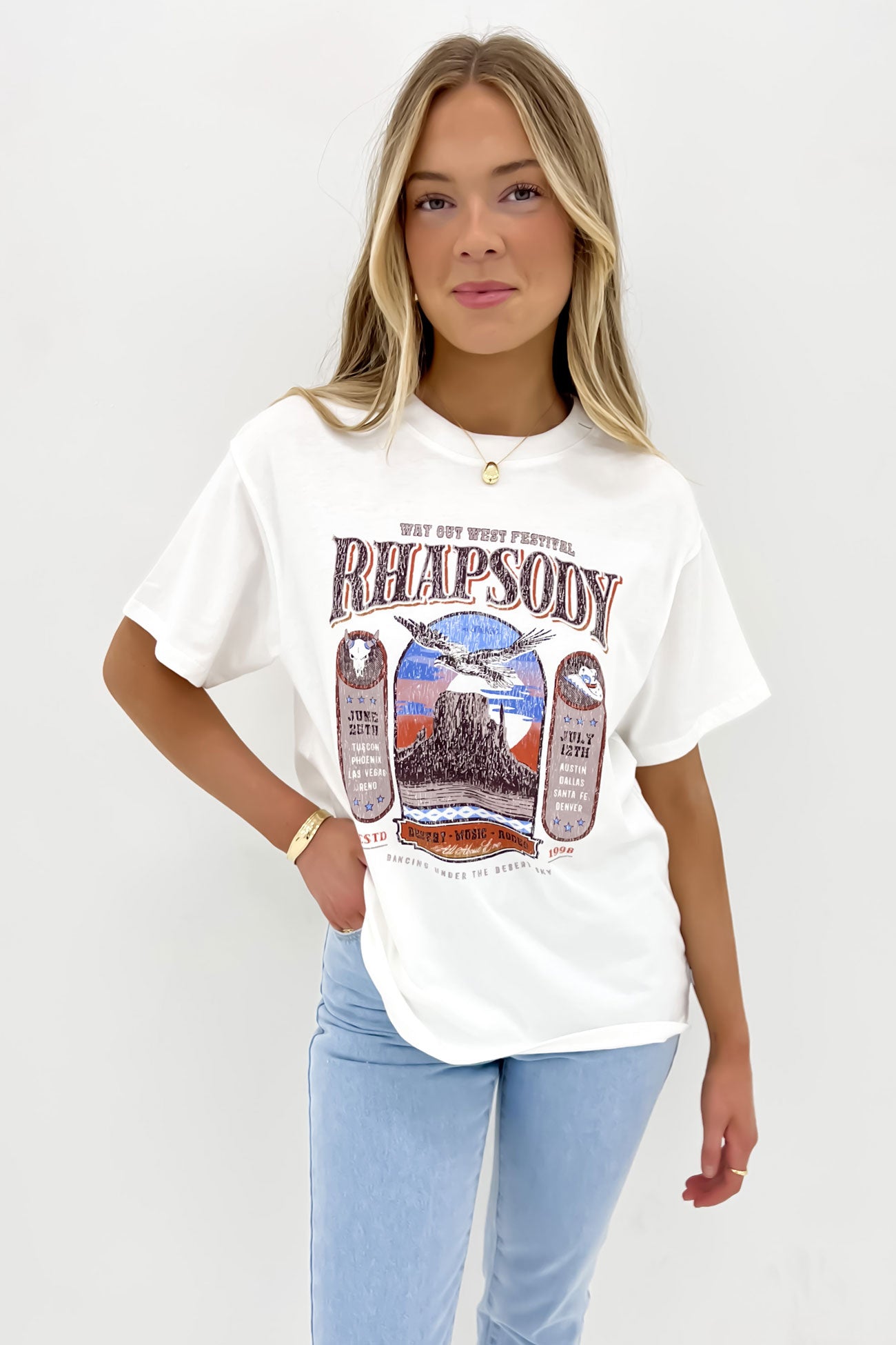 Sky Dance Oversized Tee