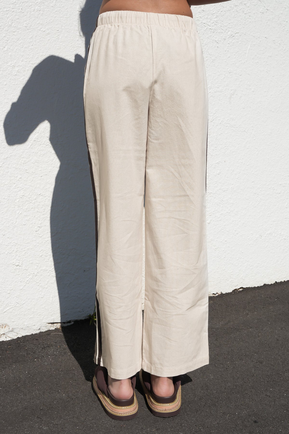 Sloane Trim Pant Natural