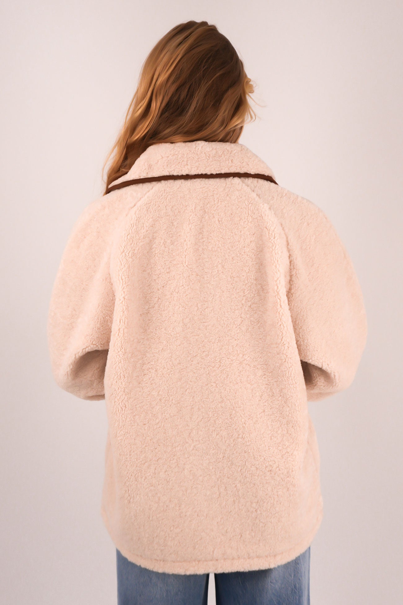 Snowy Sherpa Jacket Vintage White