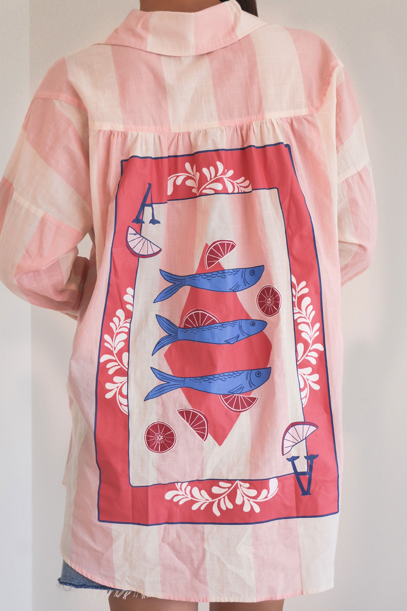 Sofia Shirt Pink Stripe