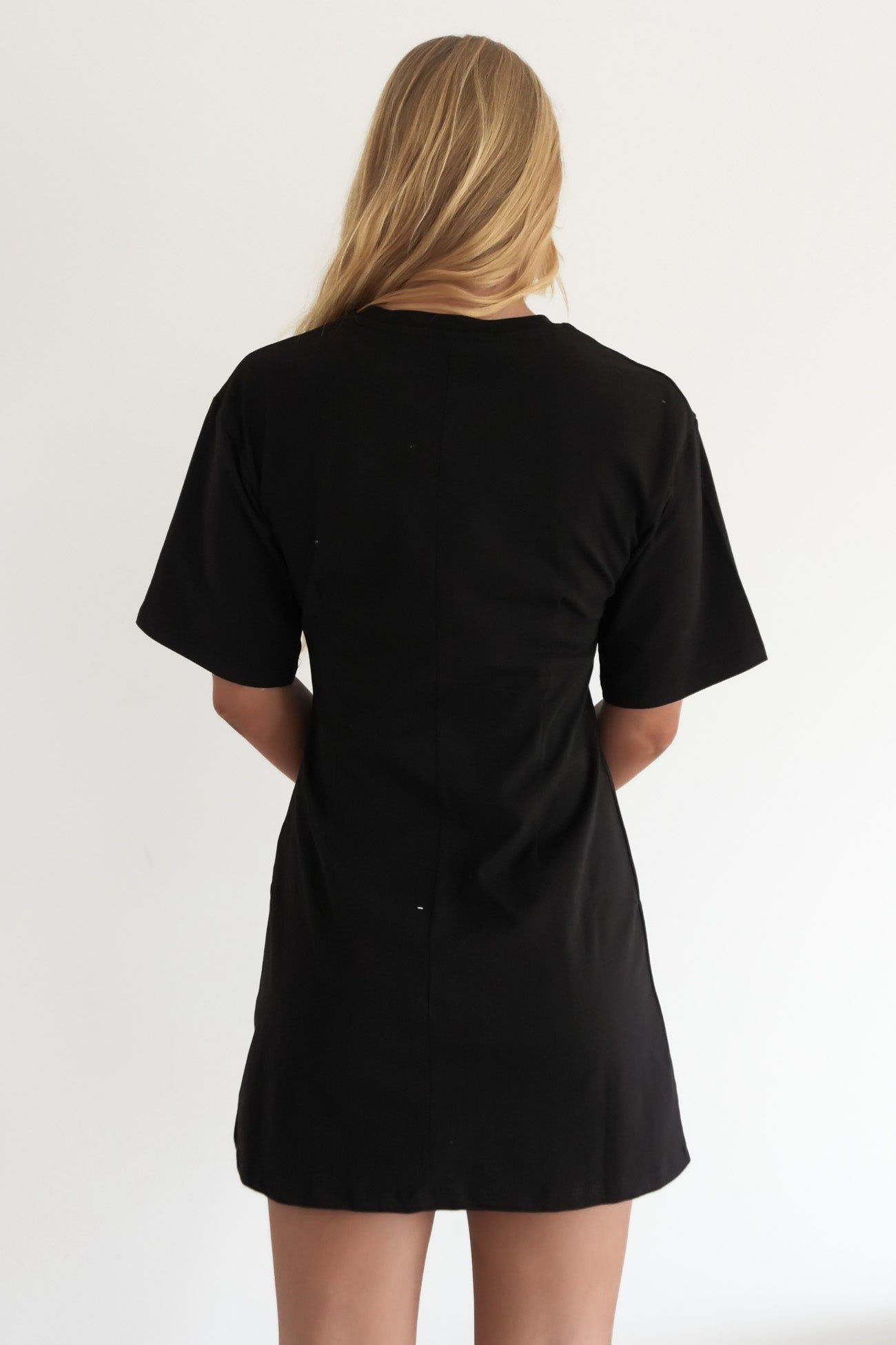Soho Tee Mini Dress Black