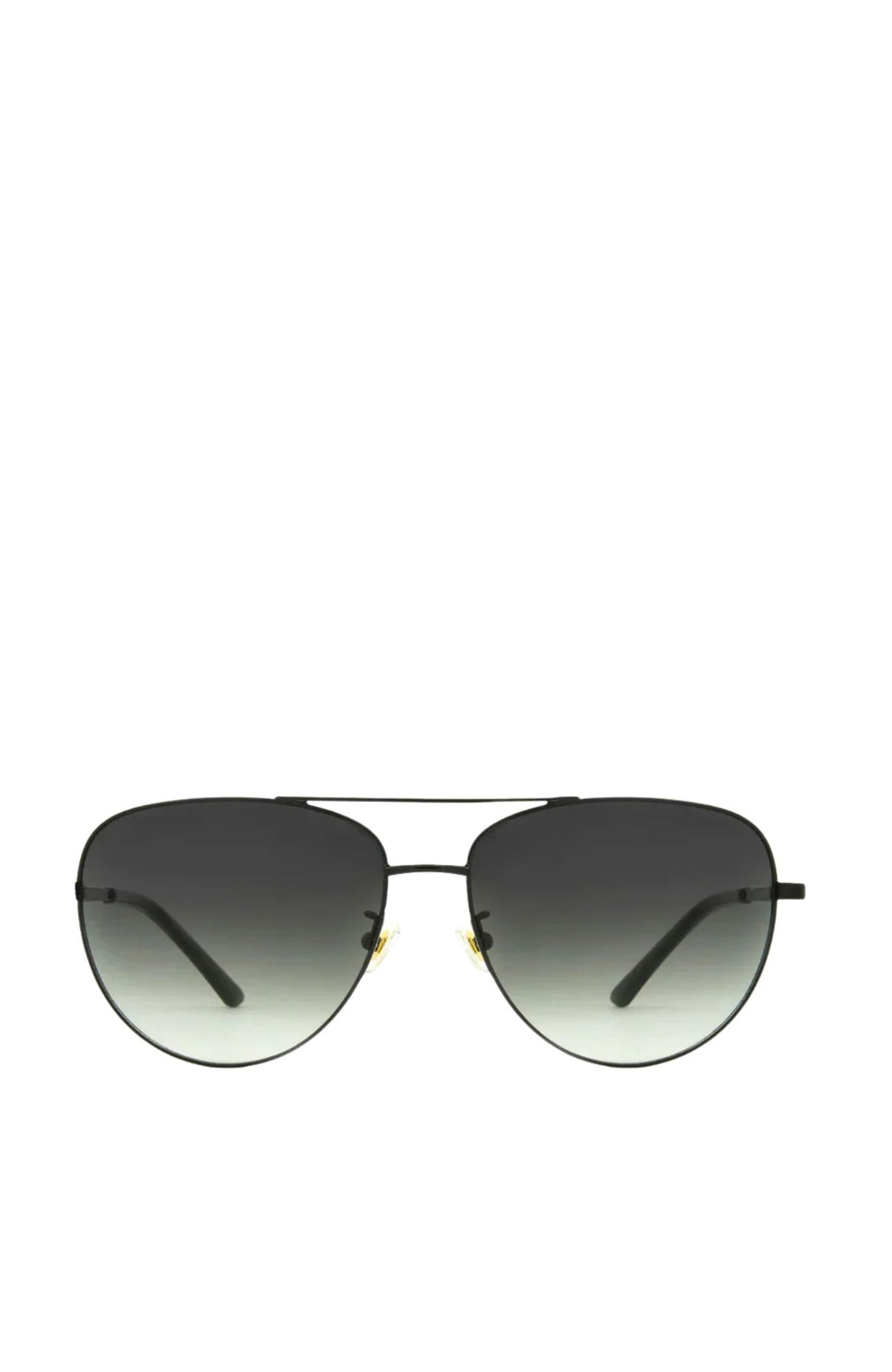 Solana // Gloss Black Metal Dark Grey Clear Gradient