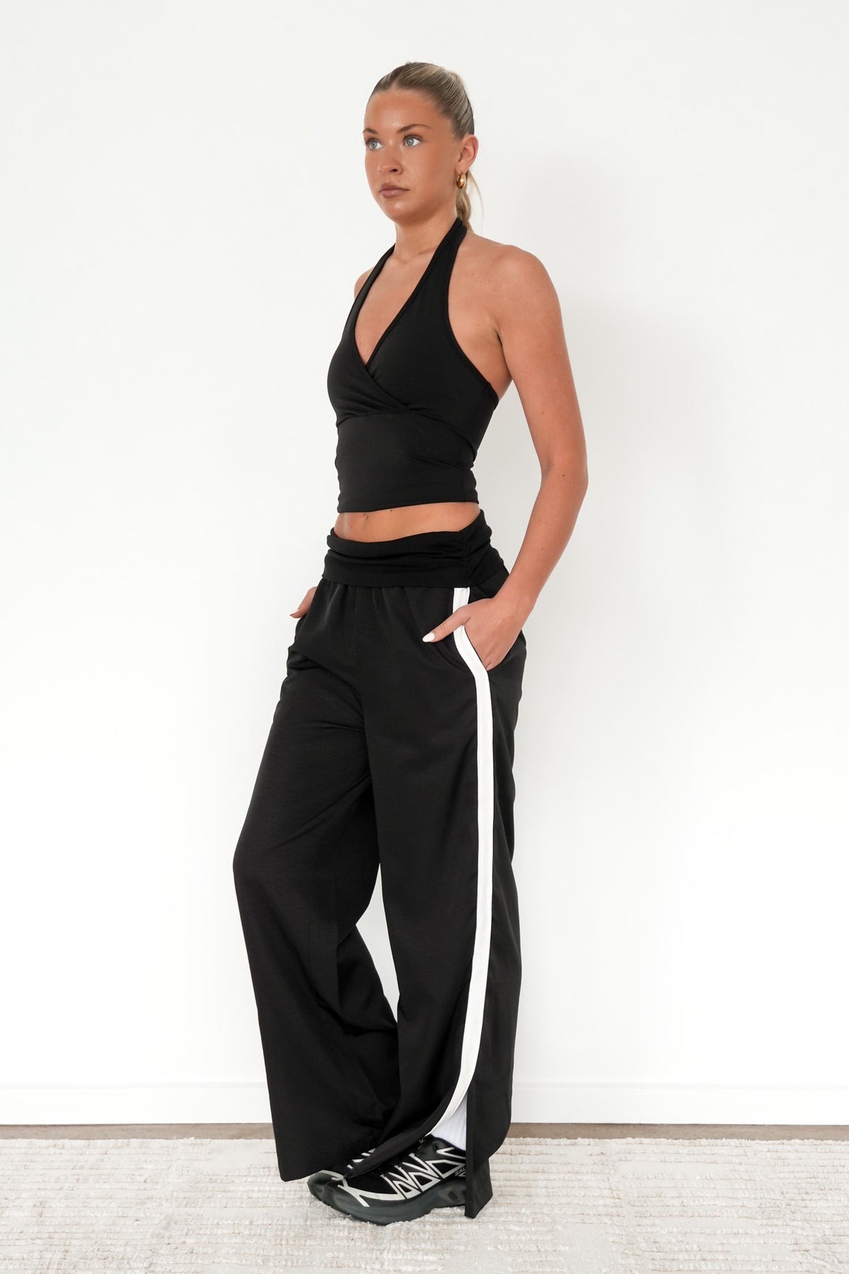 Solana Trackpant Black