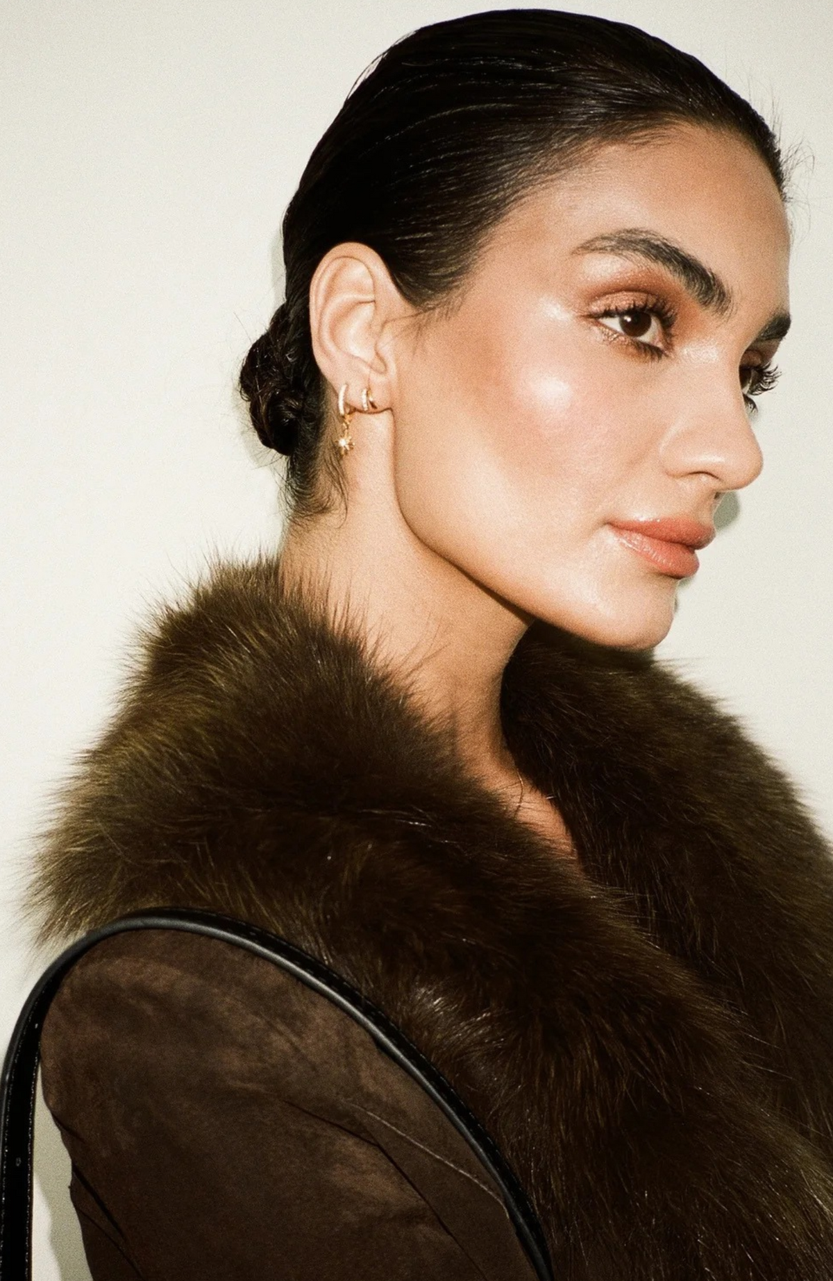 Aya Drop Earrings Gold
