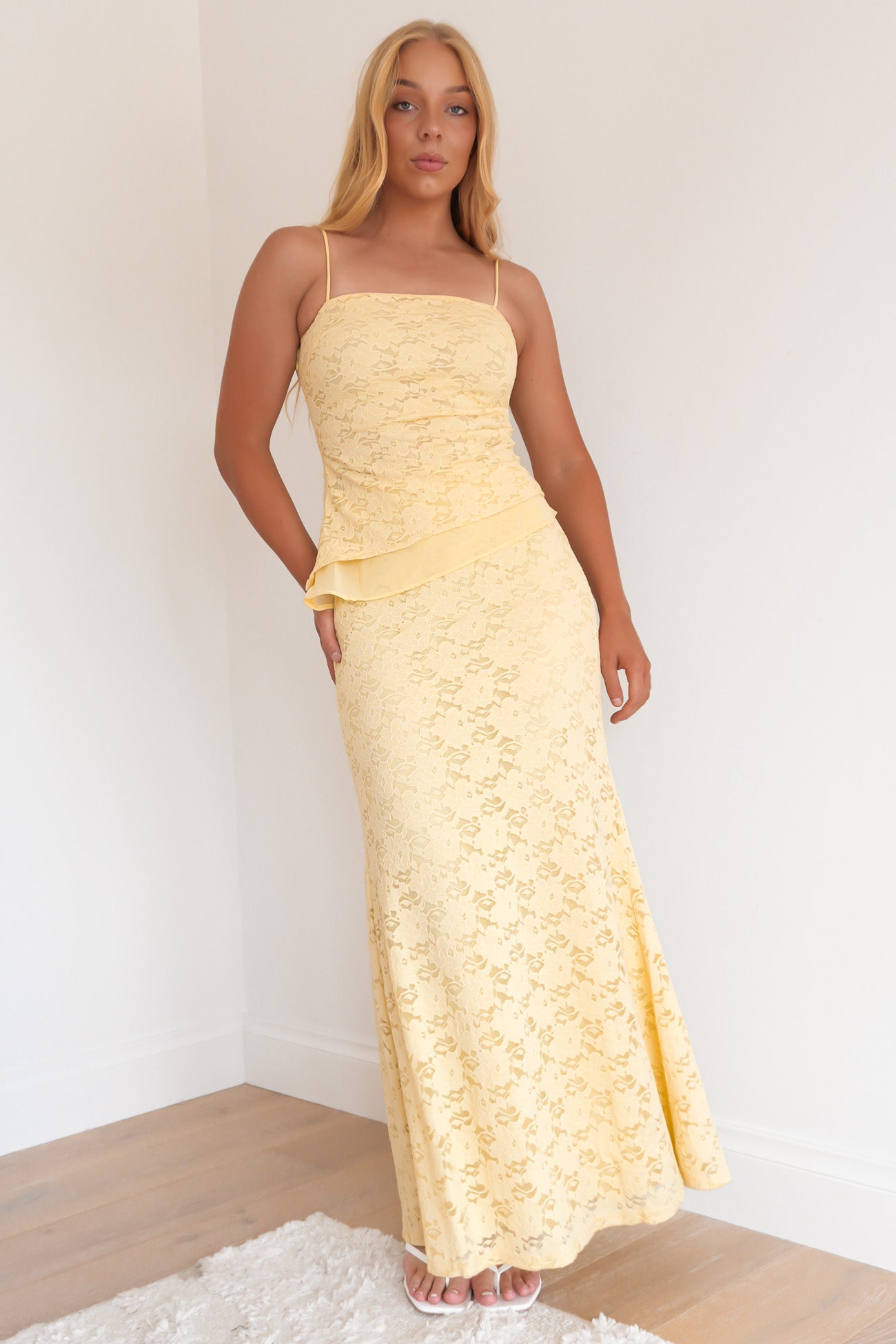 Sondra Lace Set Yellow