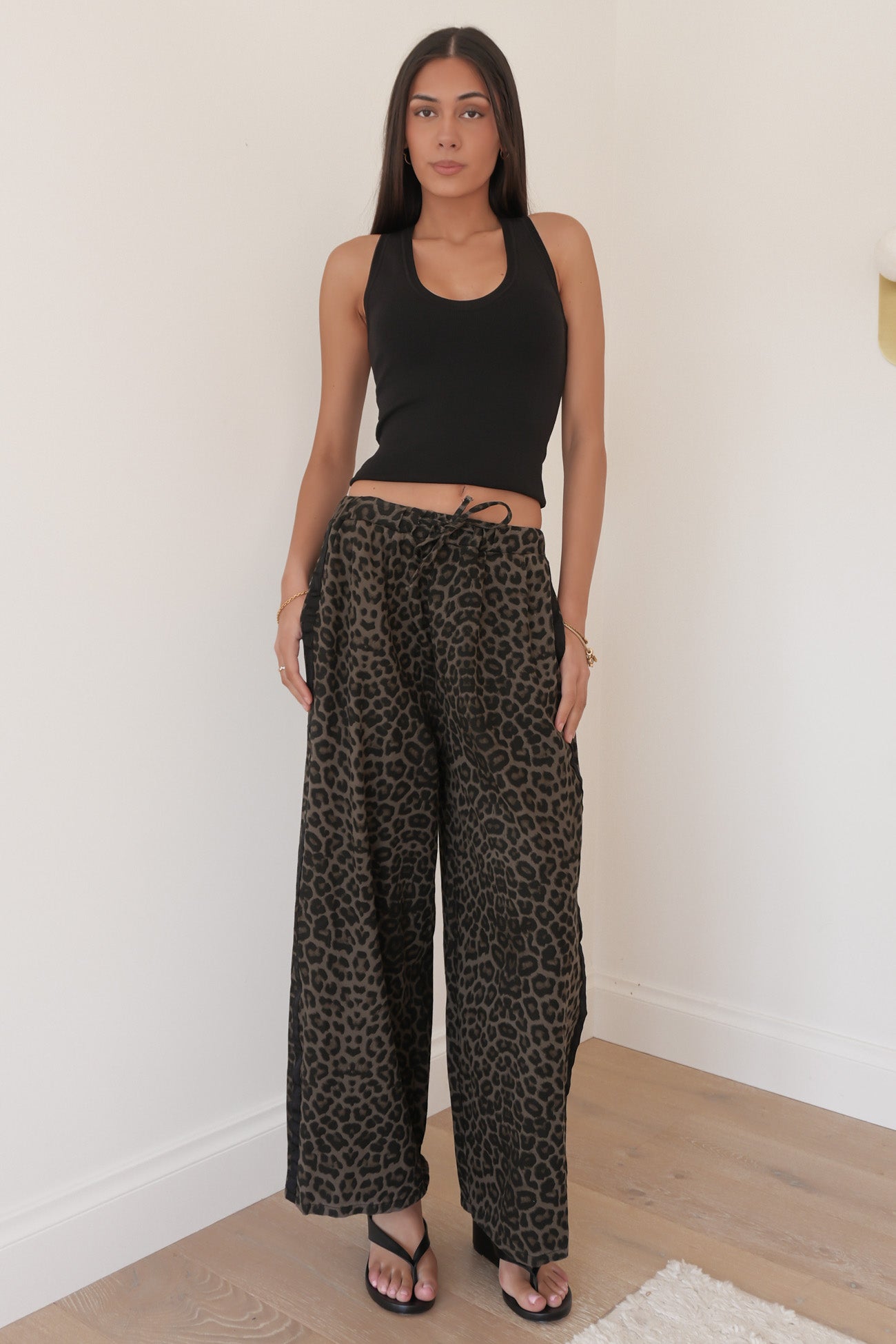 Sora Denim Pant Leopard