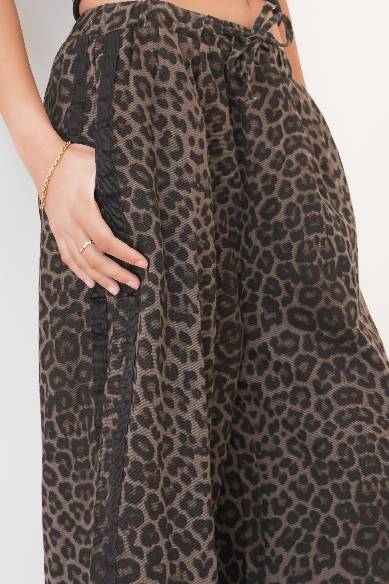 Sora Denim Pant Leopard