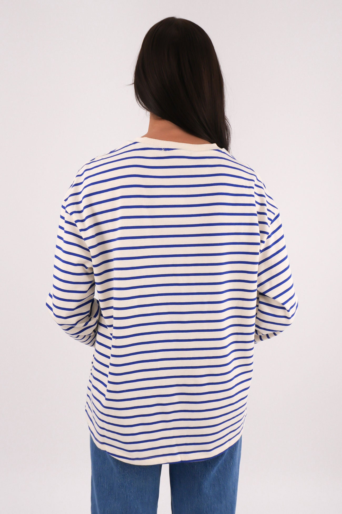 Stelle Long Sleeve Tee Blue Stripe