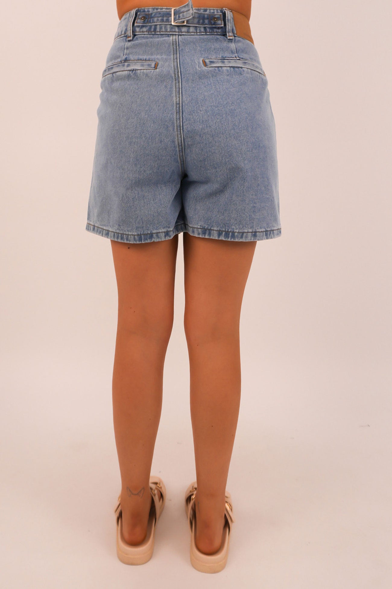 Stevie Denim Short Light Blue