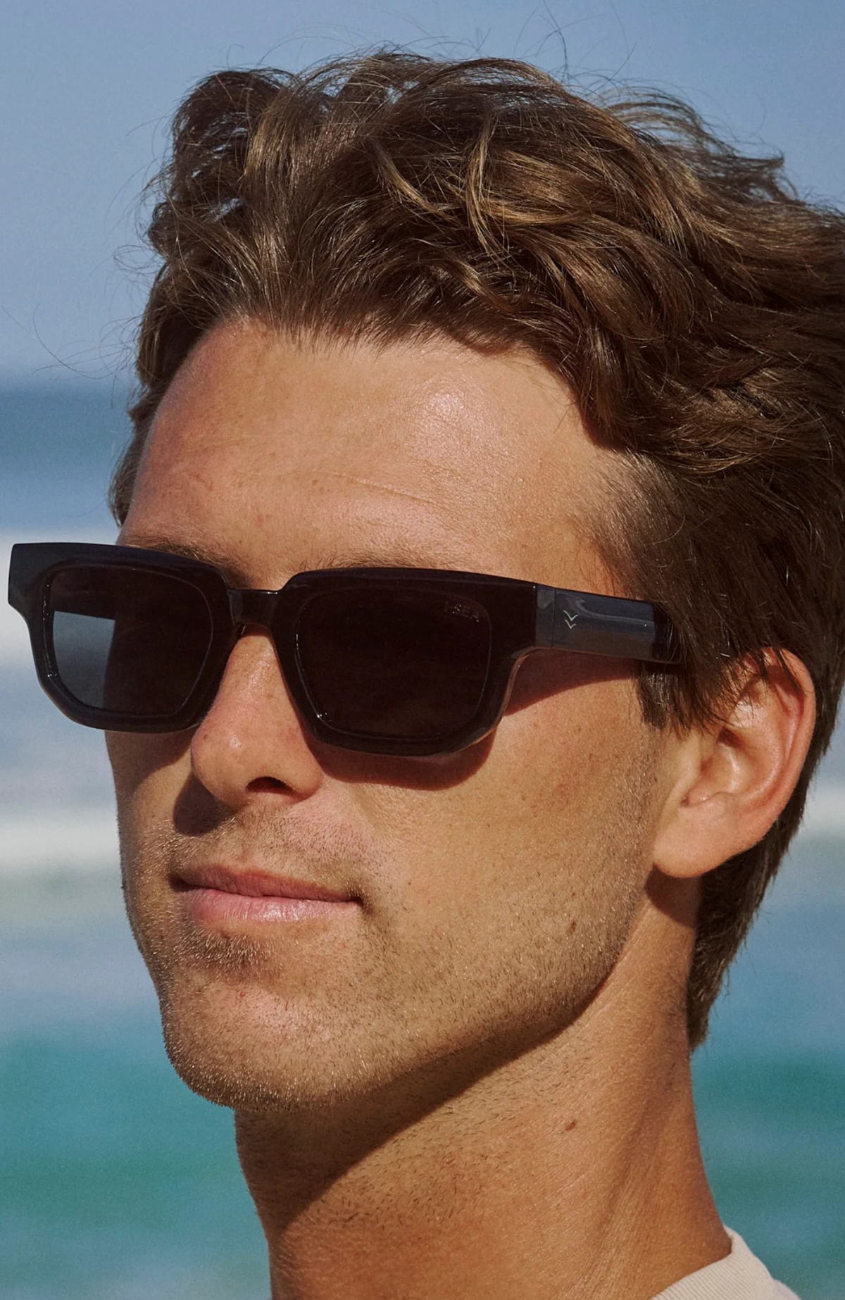 Stone Sunglasses Black Smoke Polarised