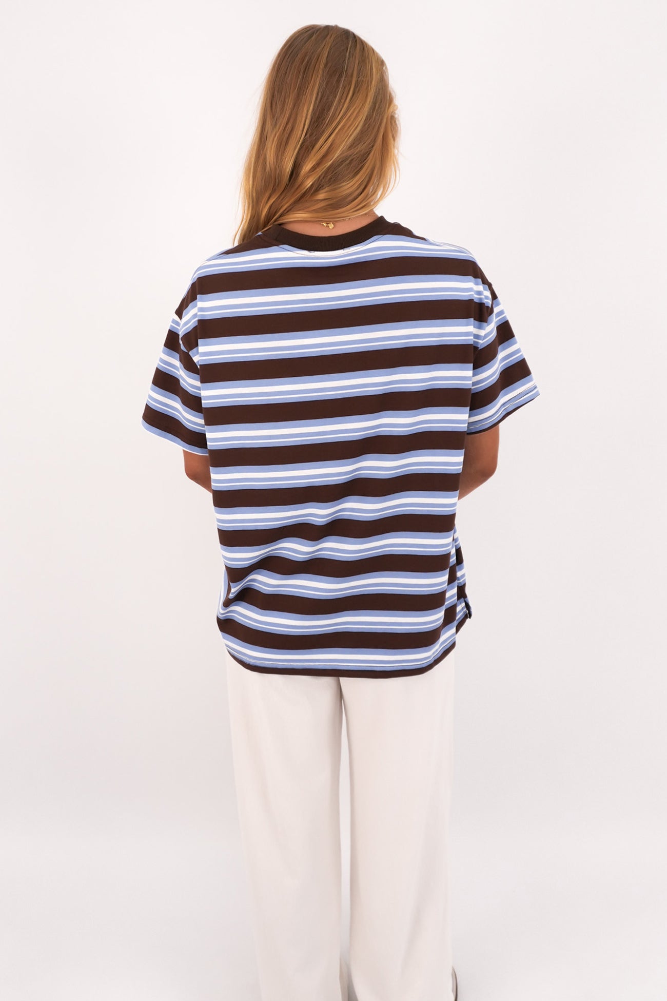 Suki Tee Blue Brown