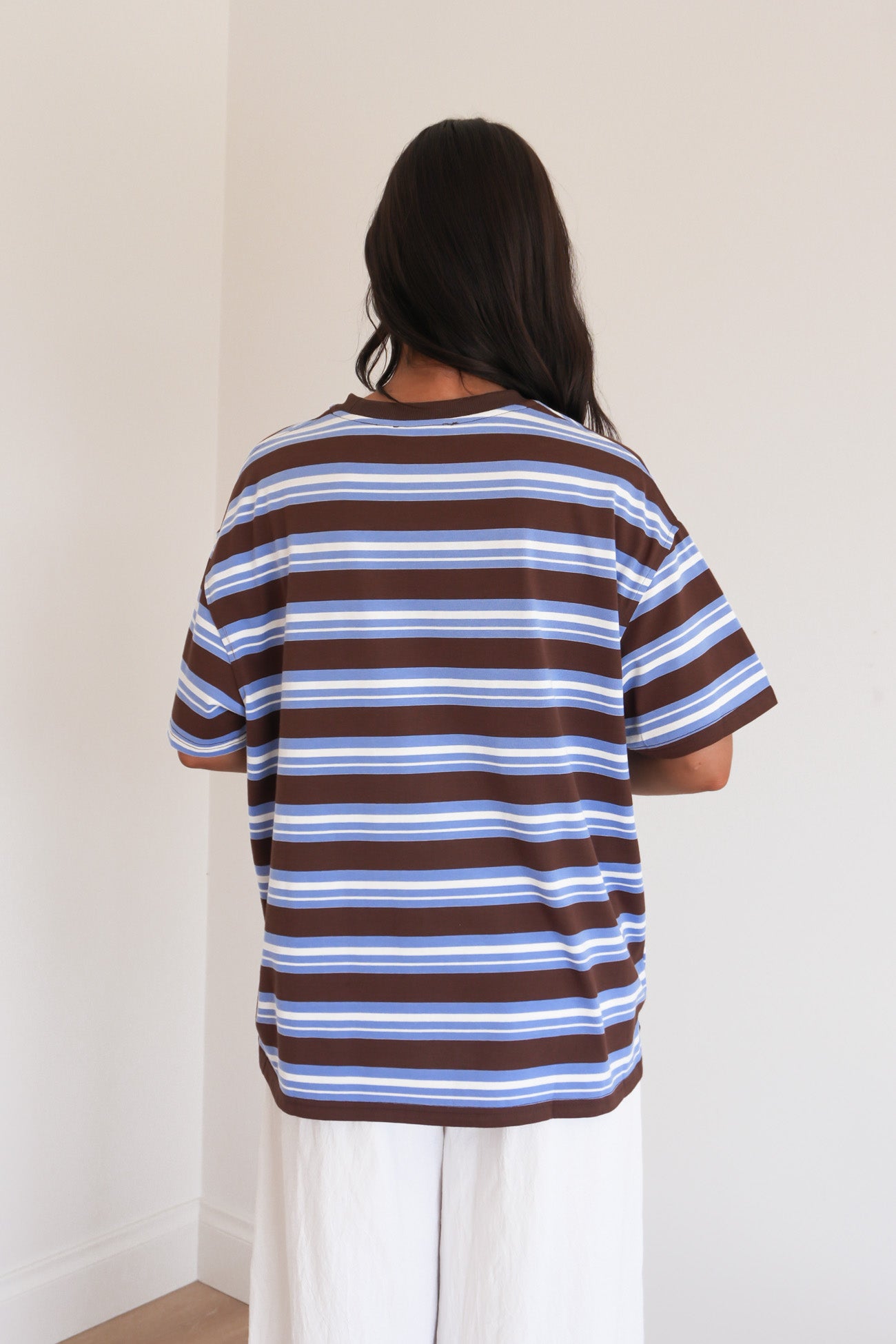 Suki Tee Blue Brown