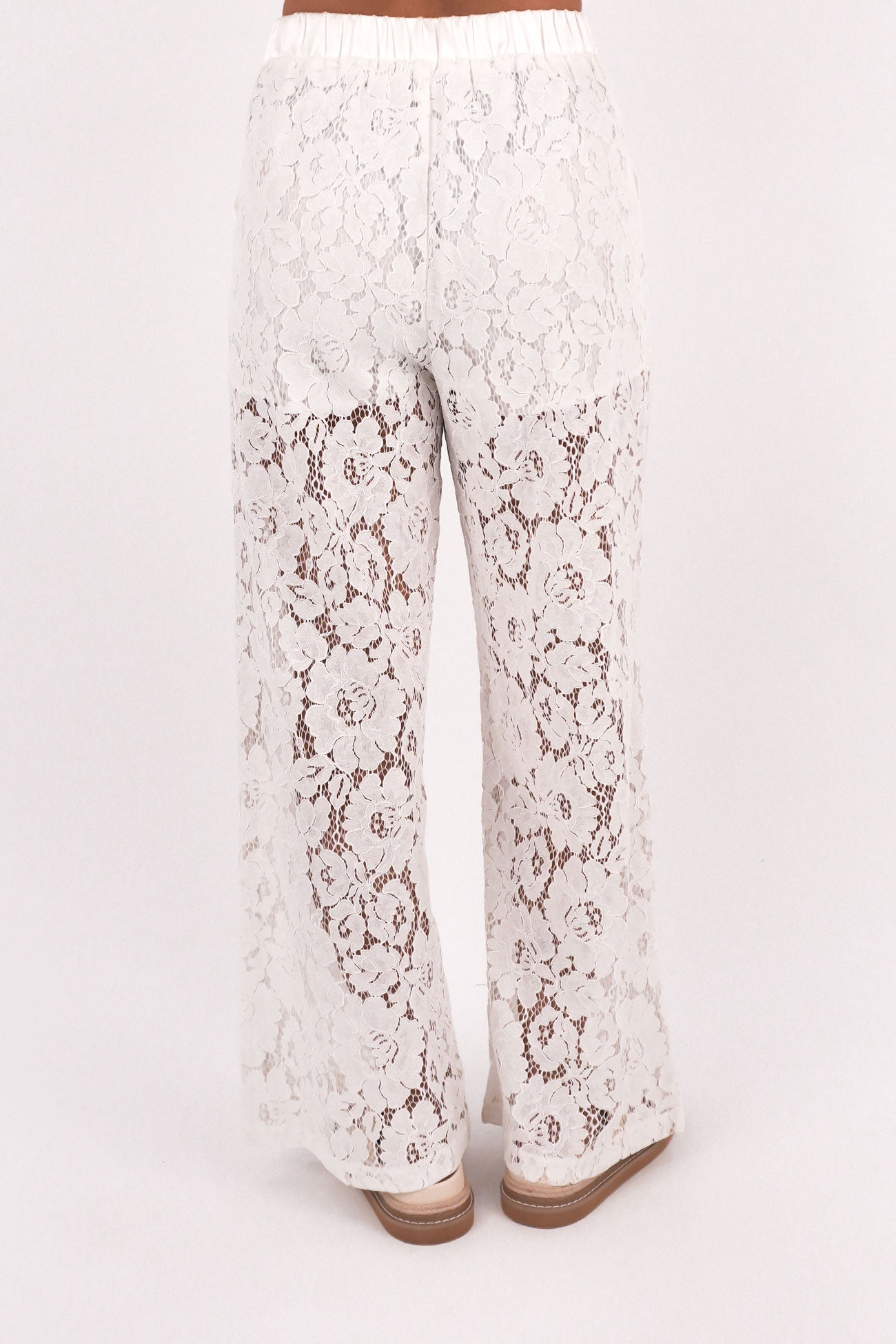 Sunna Lace Pant White