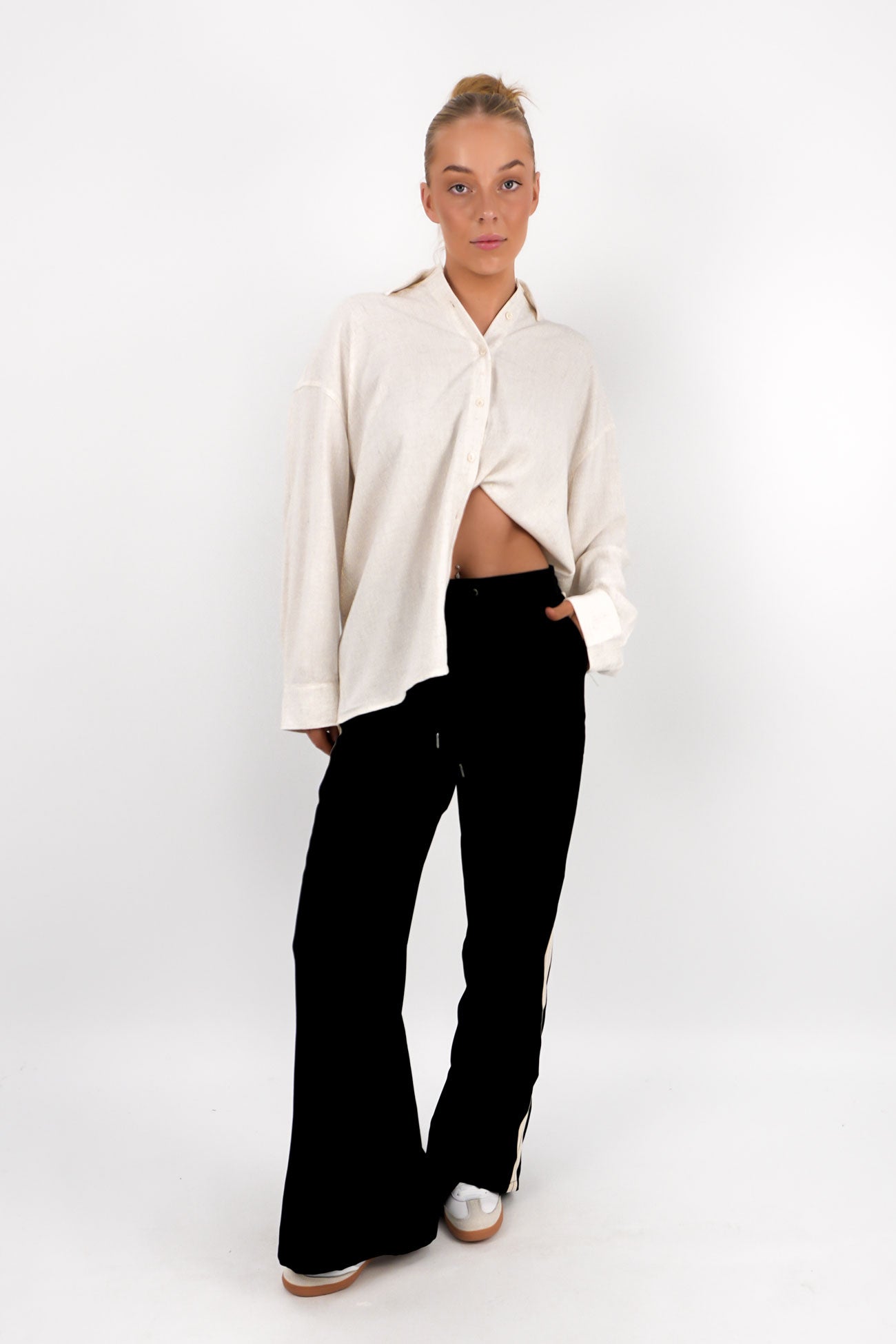 Sunray Oversized Long Sleeve Shirt Oat