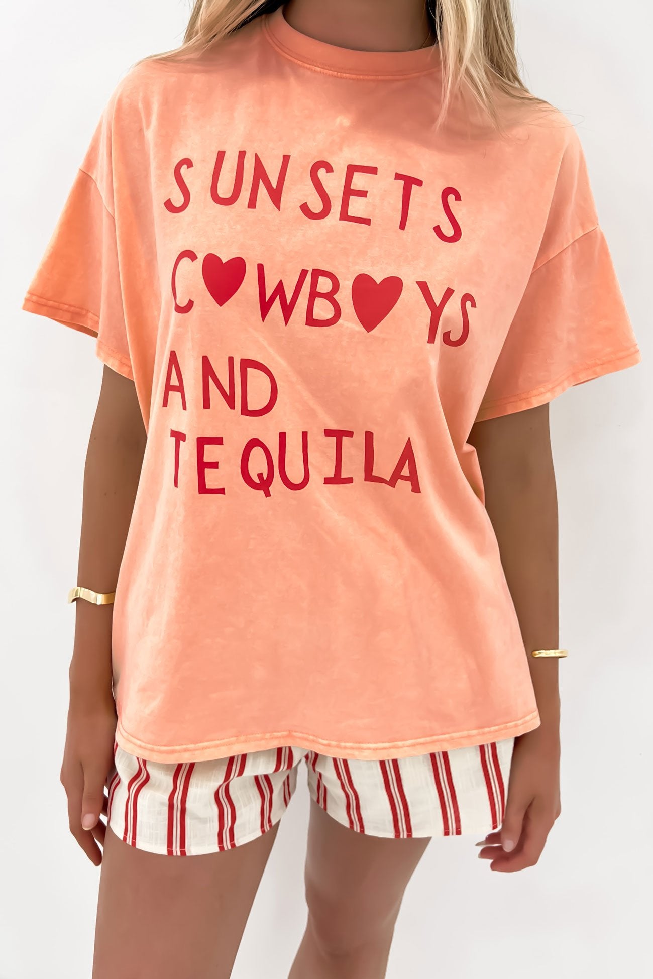 Sunsets & Cowboys Set Peach
