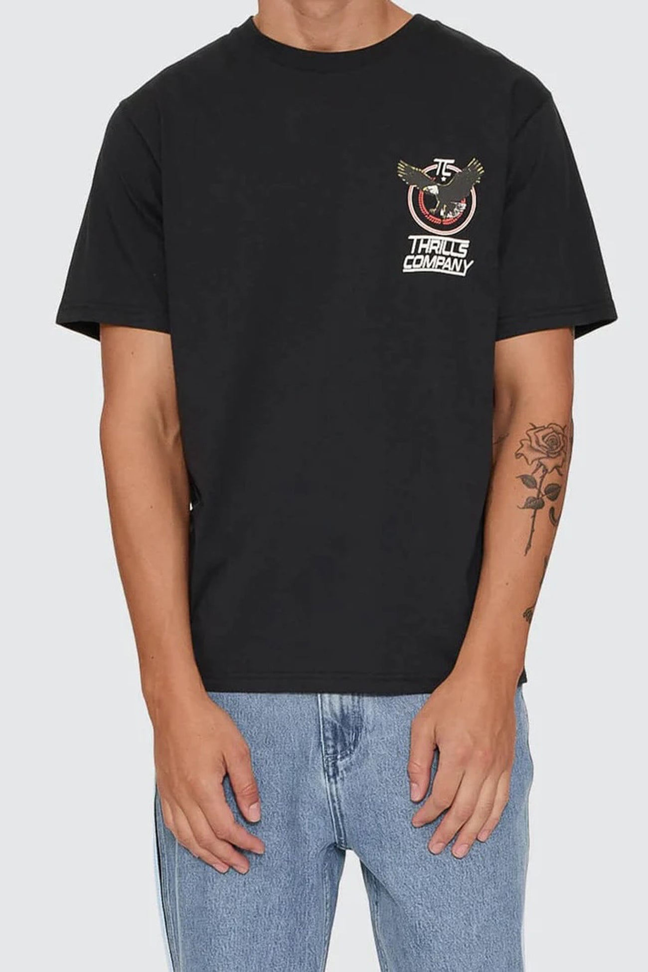 Servicing South Of Paradise Merch Tee Washed Black